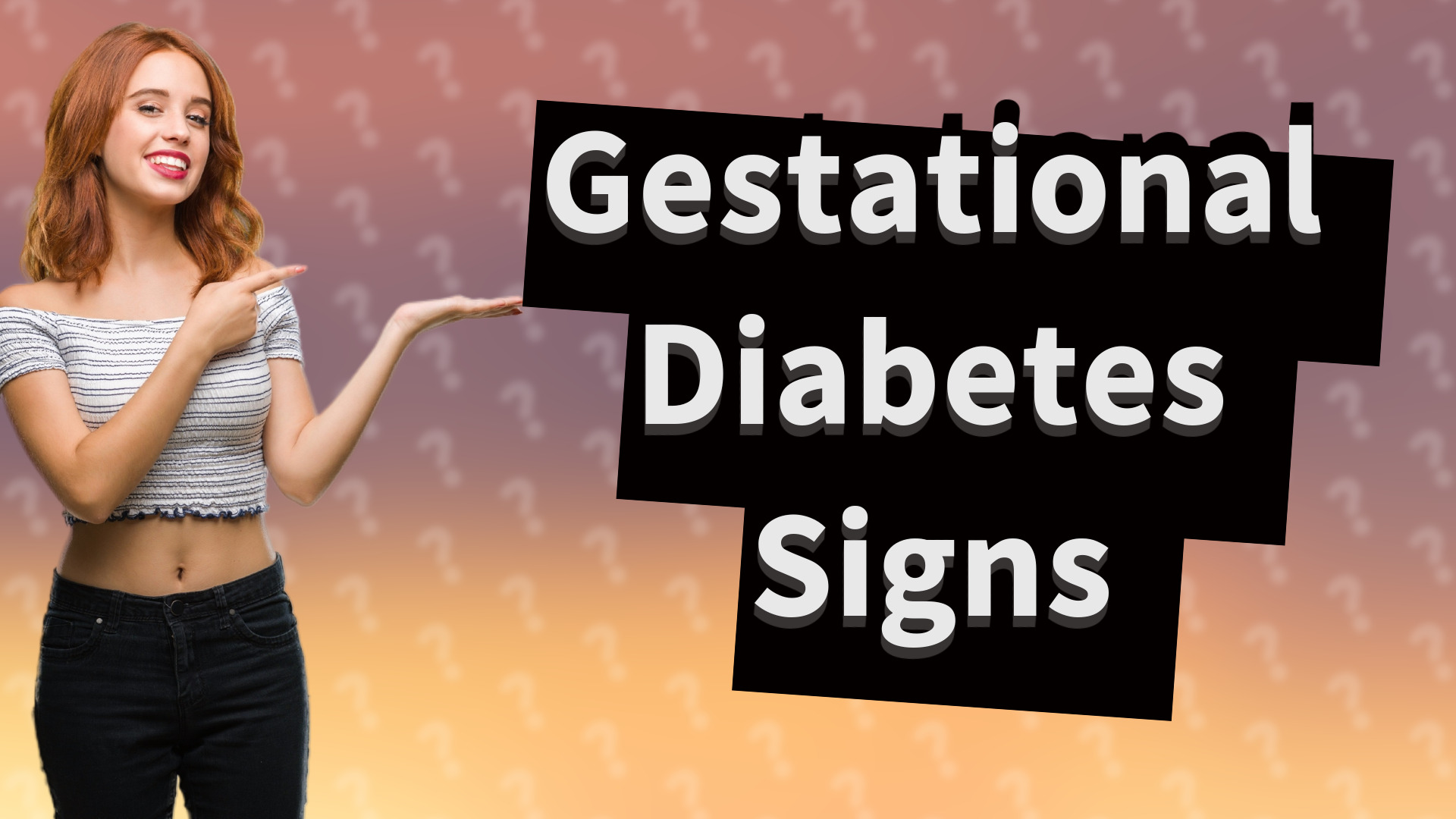 Gestational Diabetes Signs