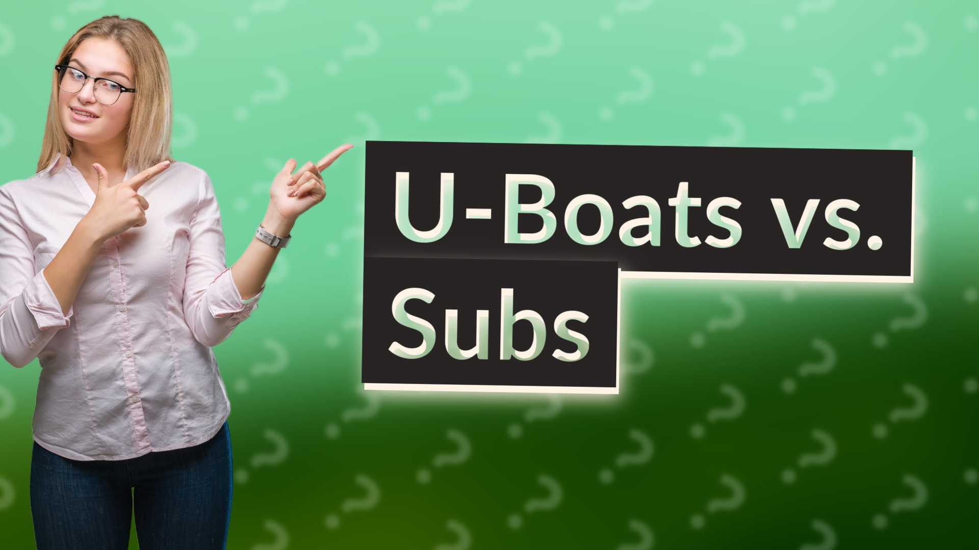 U-Boats vs. Subs