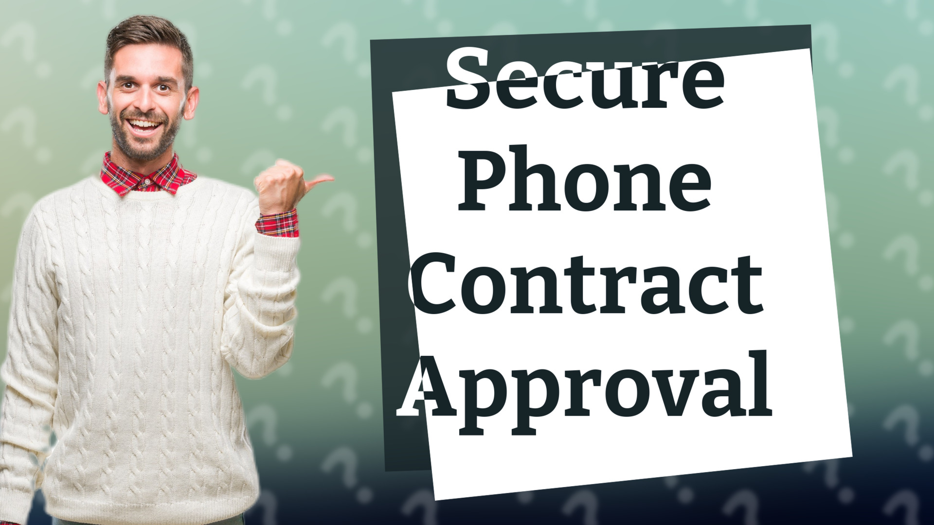 Secure Phone Contract Approval