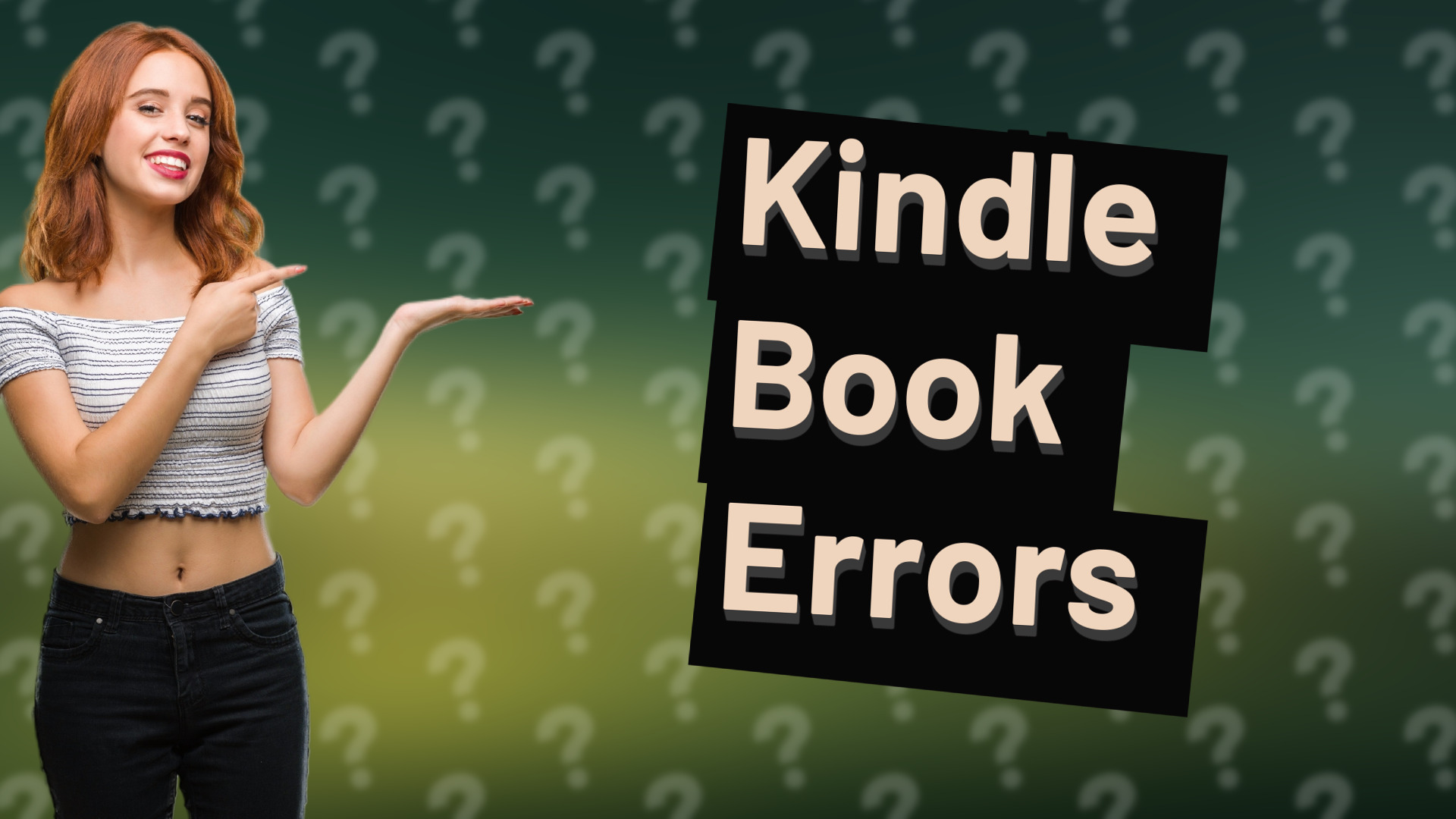 Kindle Book Errors