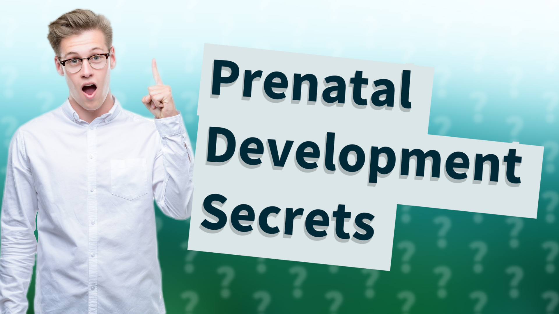 Prenatal Development Secrets