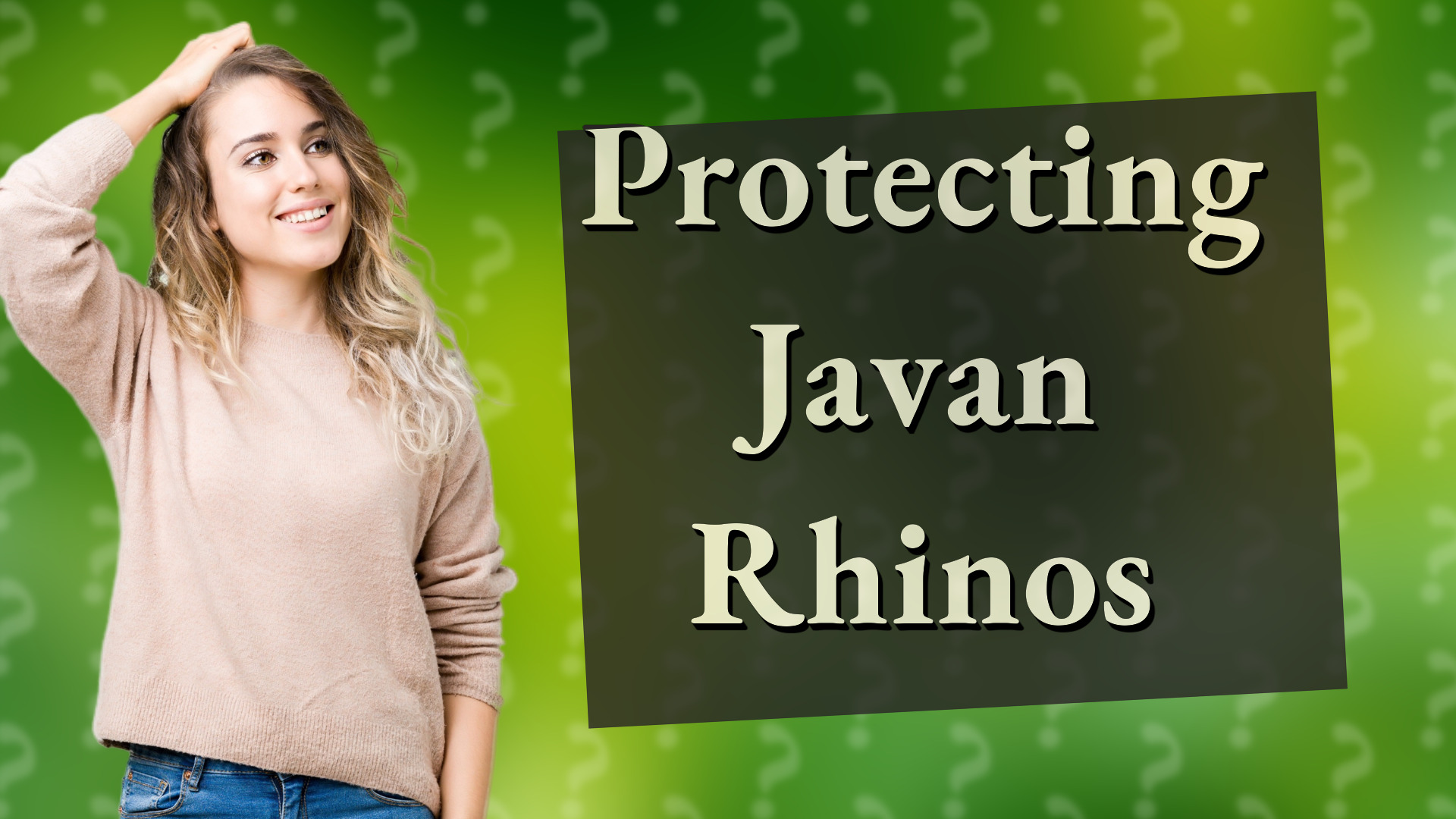Protecting Javan Rhinos