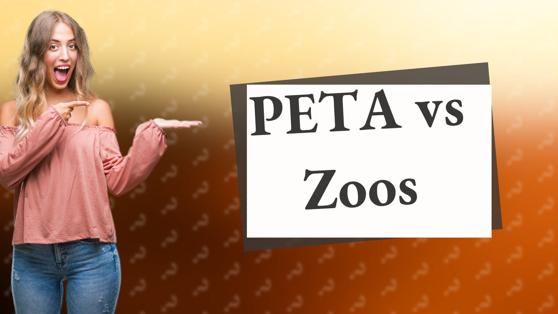 PETA vs Zoos