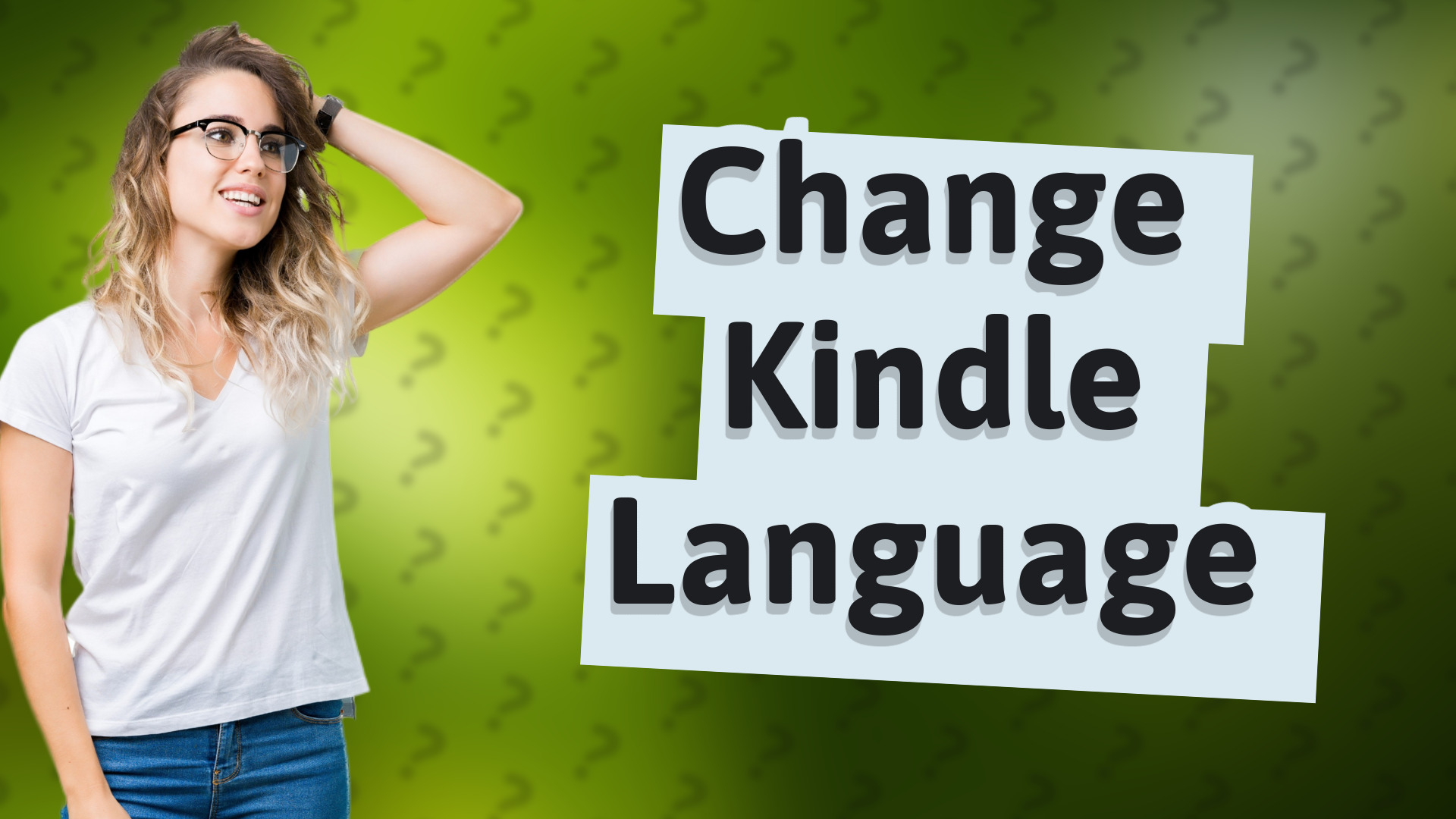 Change Kindle Language