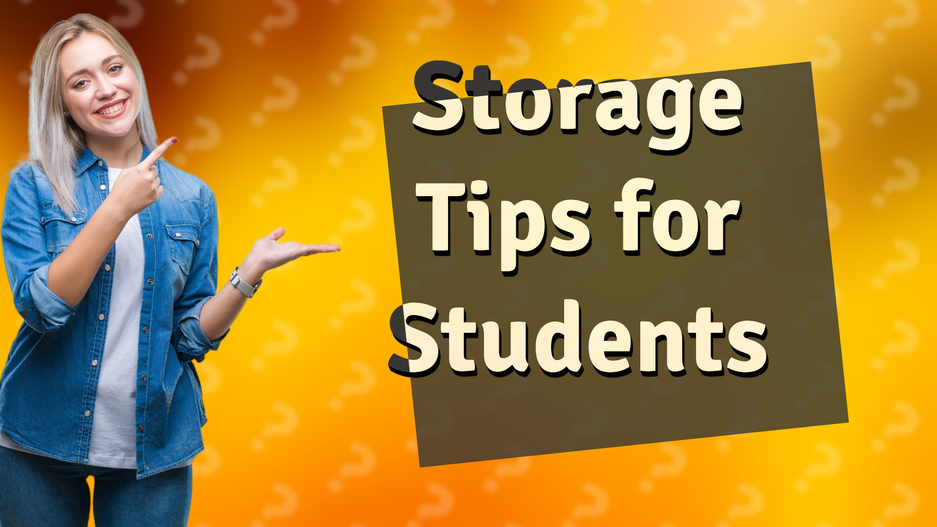 Storage Tips for Students