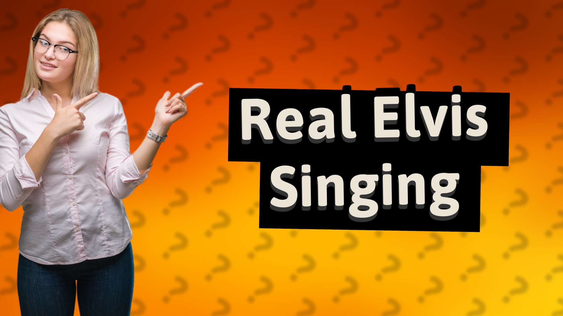 Real Elvis Singing