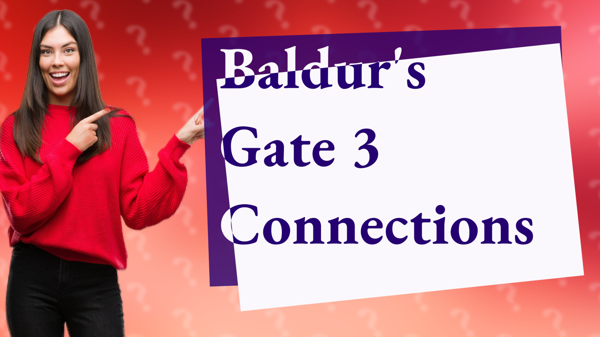 Baldur's Gate 3 Connections