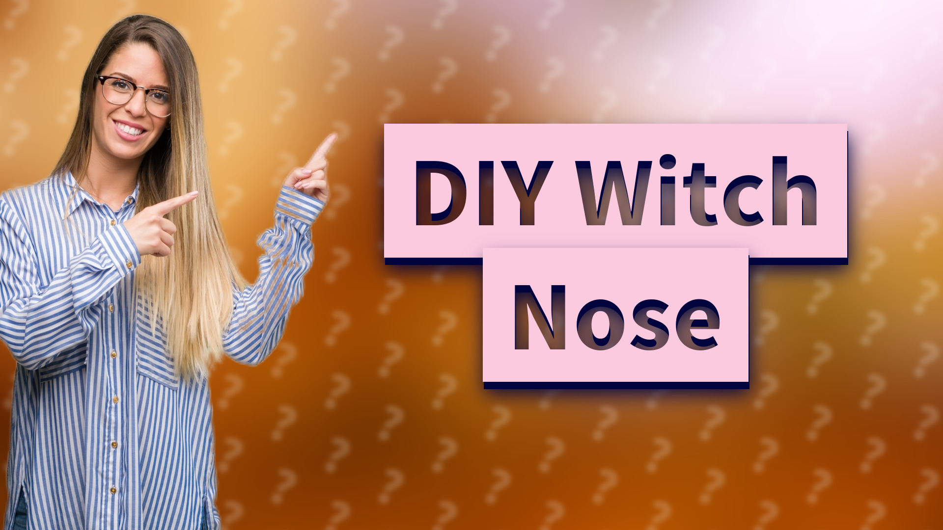DIY Witch Nose