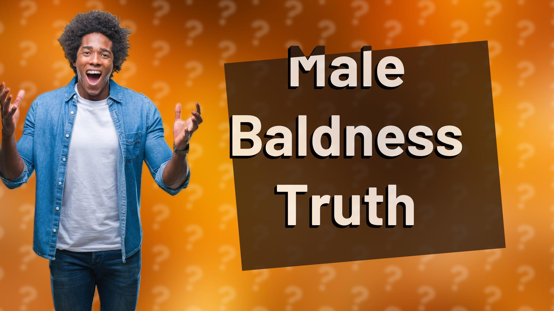 Male Baldness Truth