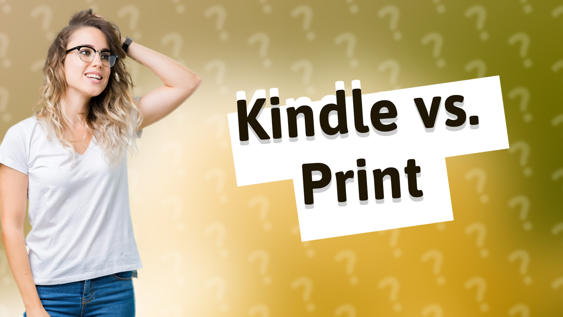 Kindle vs. Print