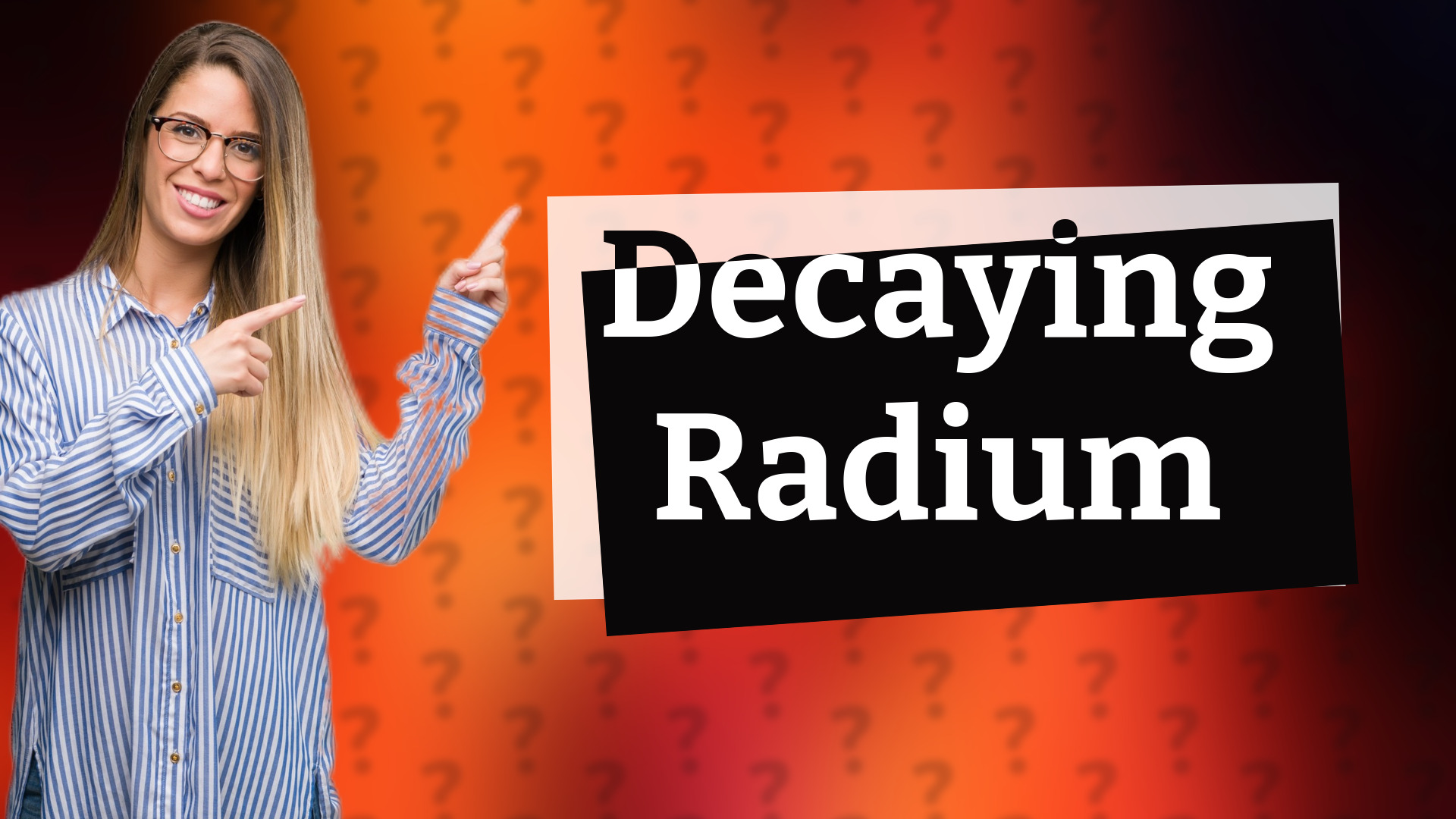 Decaying Radium