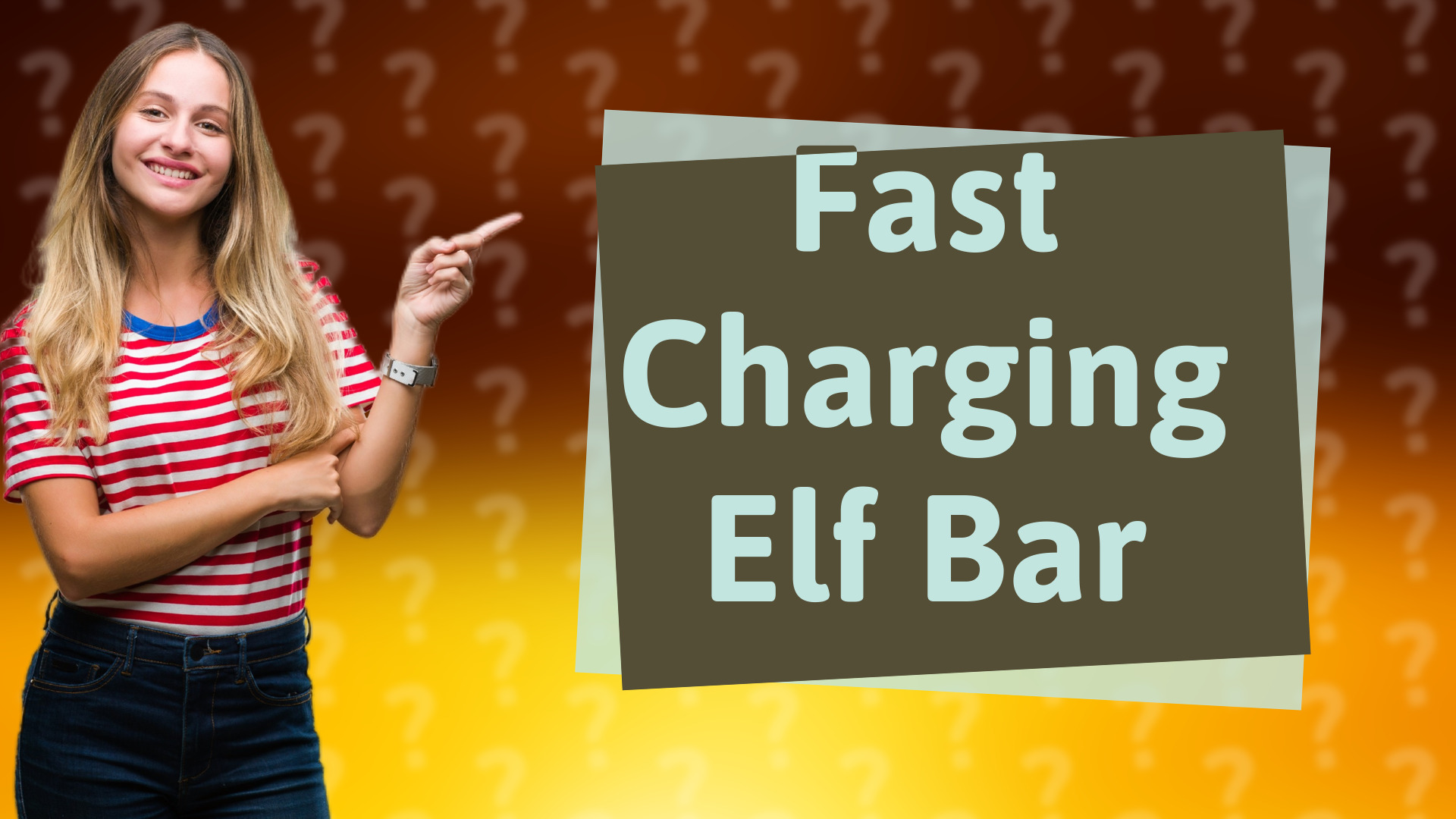 Fast Charging Elf Bar