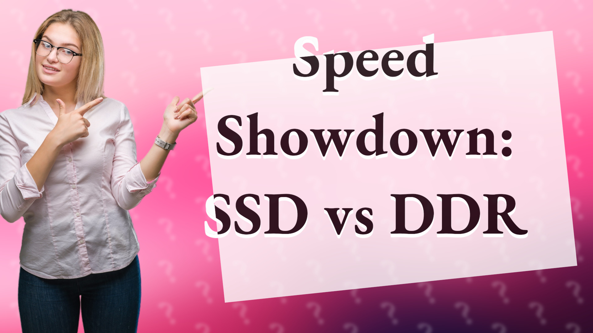 Speed Showdown: SSD vs DDR