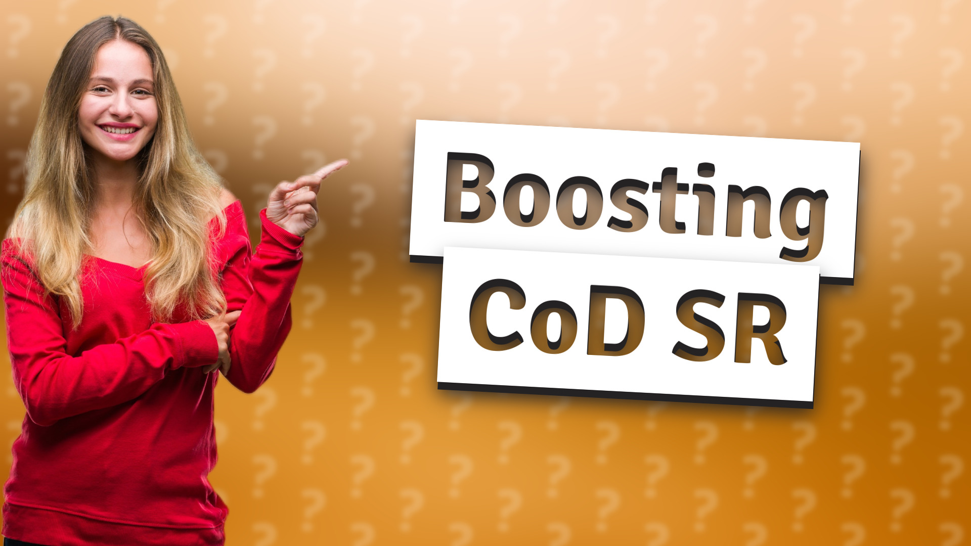 Boosting CoD SR