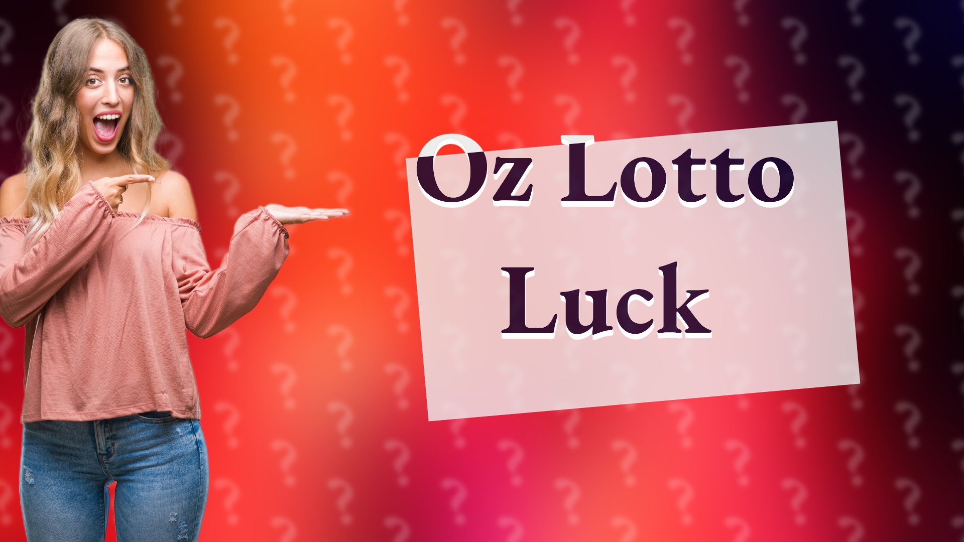 Oz Lotto Luck