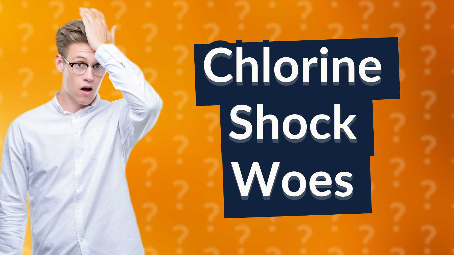 Chlorine Shock Woes