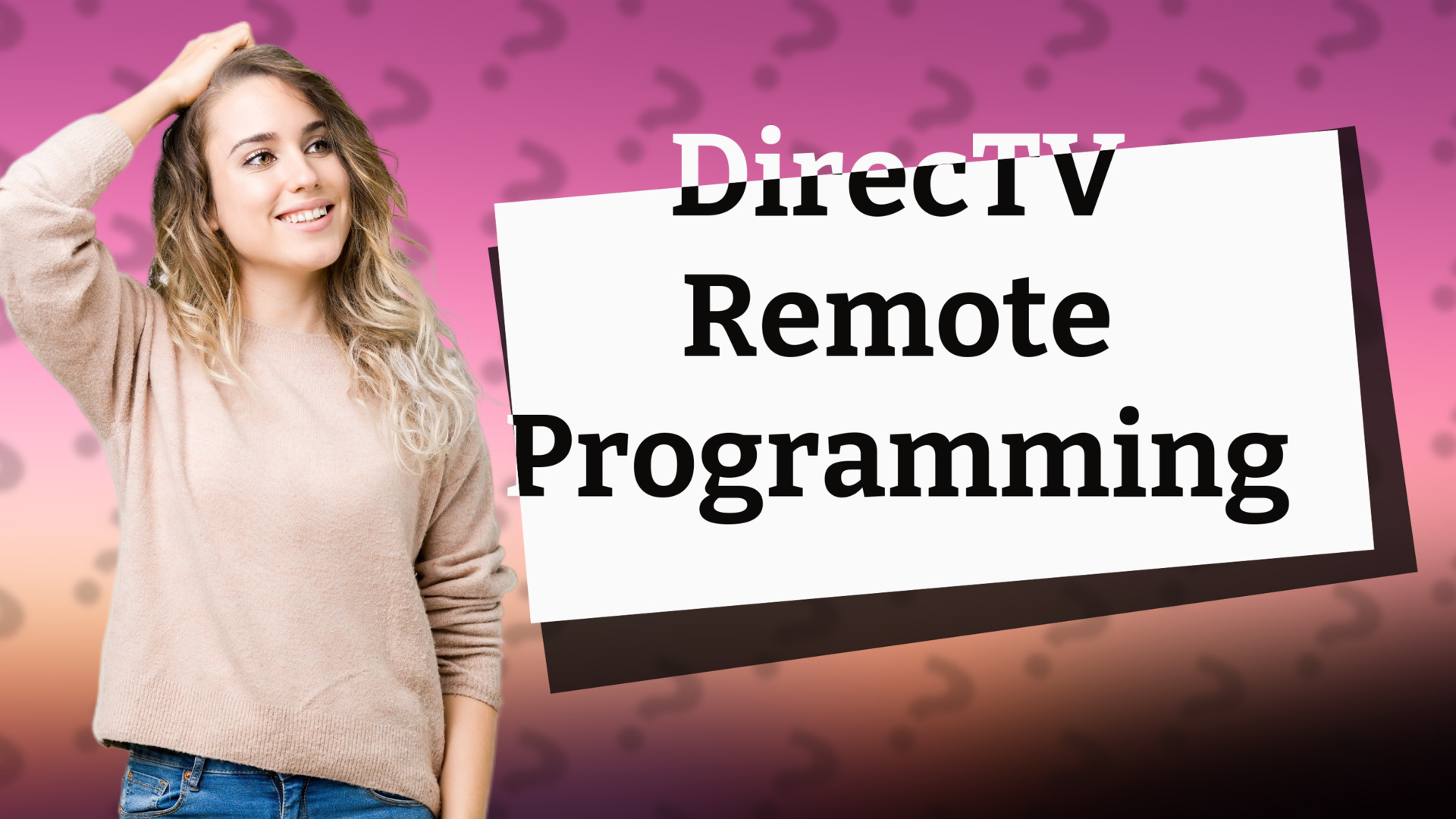 DirecTV Remote Programming