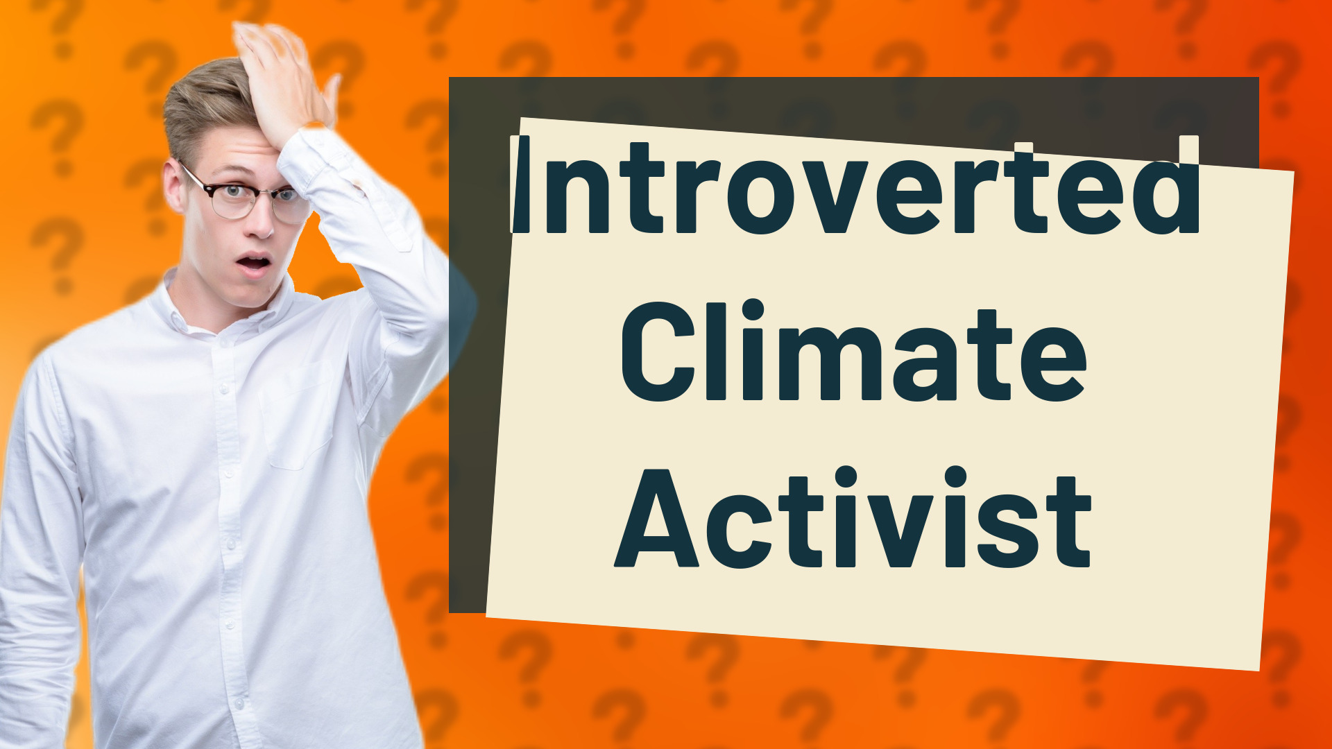 Introverted Climate Activist