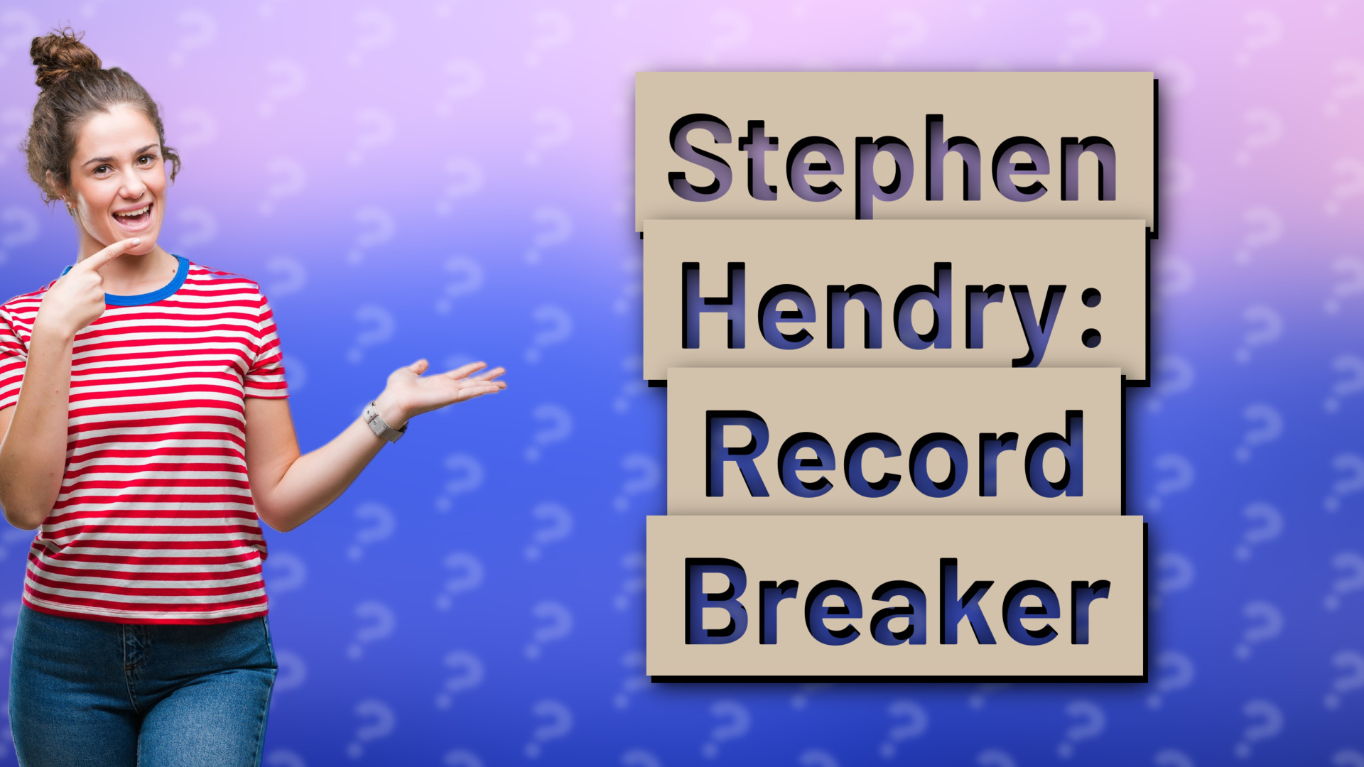 Stephen Hendry: Record Breaker
