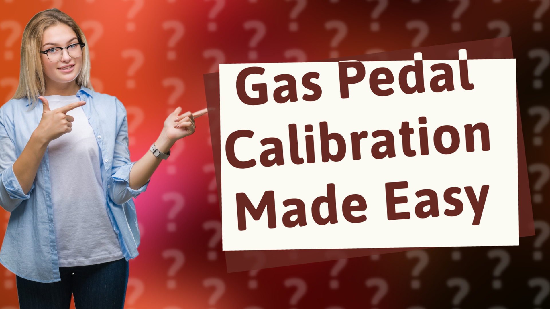 Gas Pedal Calibration Made Easy