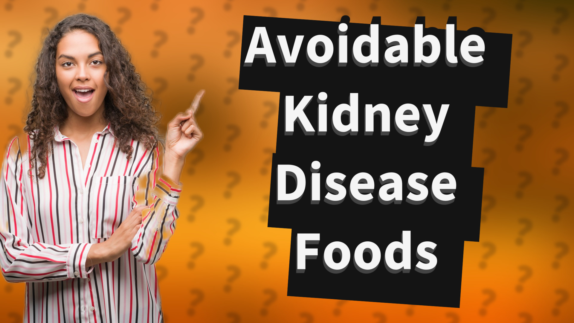 Avoidable Kidney Disease Foods