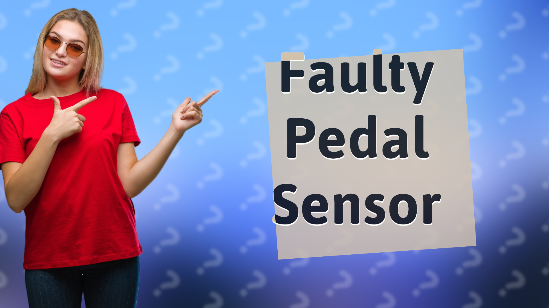 Faulty Pedal Sensor