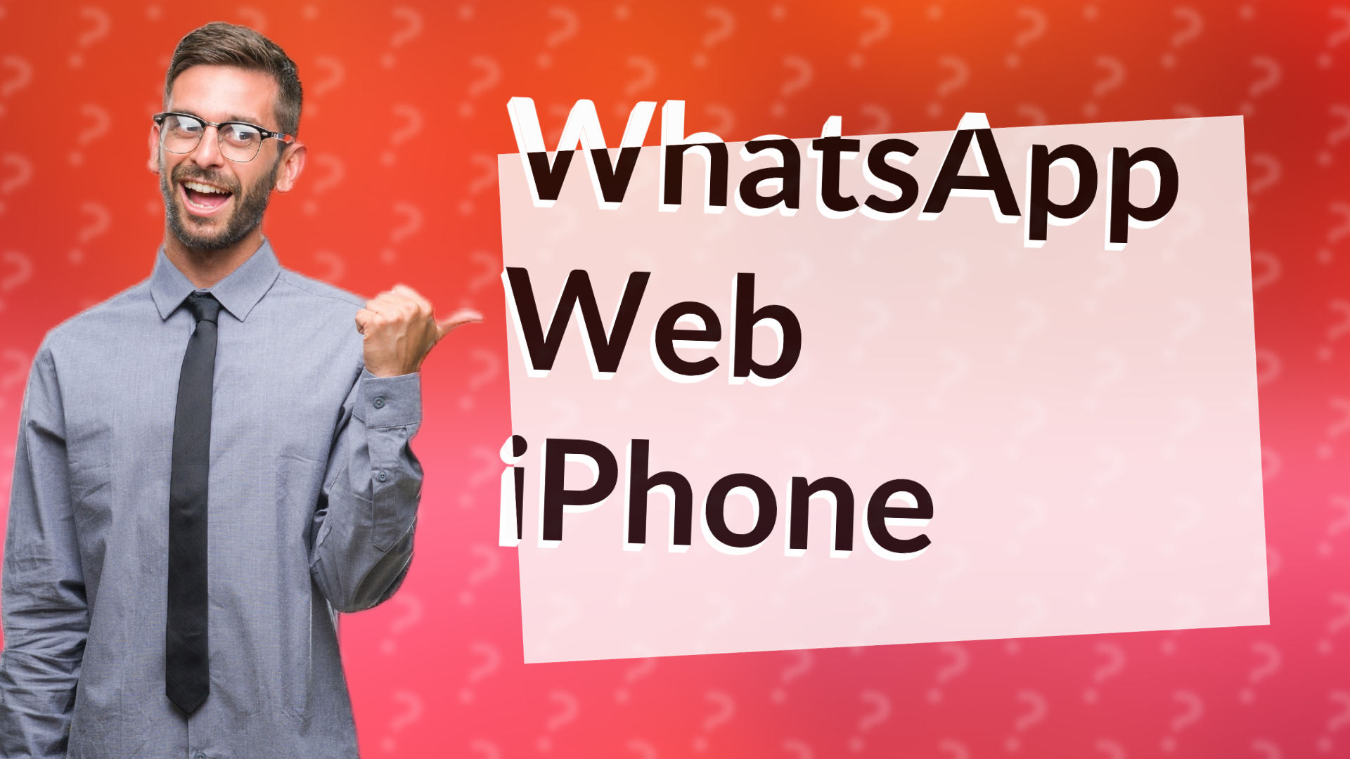 WhatsApp Web iPhone
