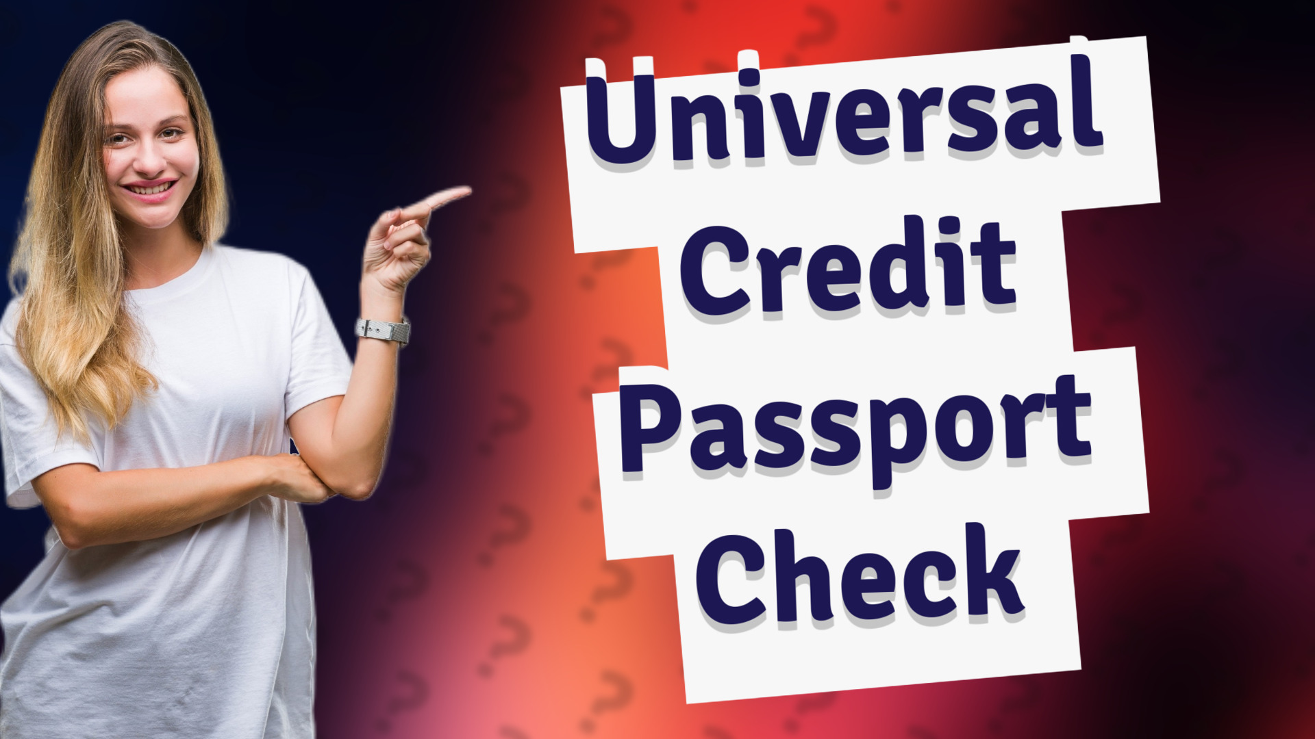 Universal Credit Passport Check