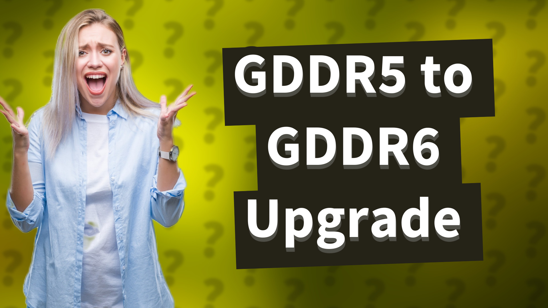 GDDR5 to GDDR6 Upgrade