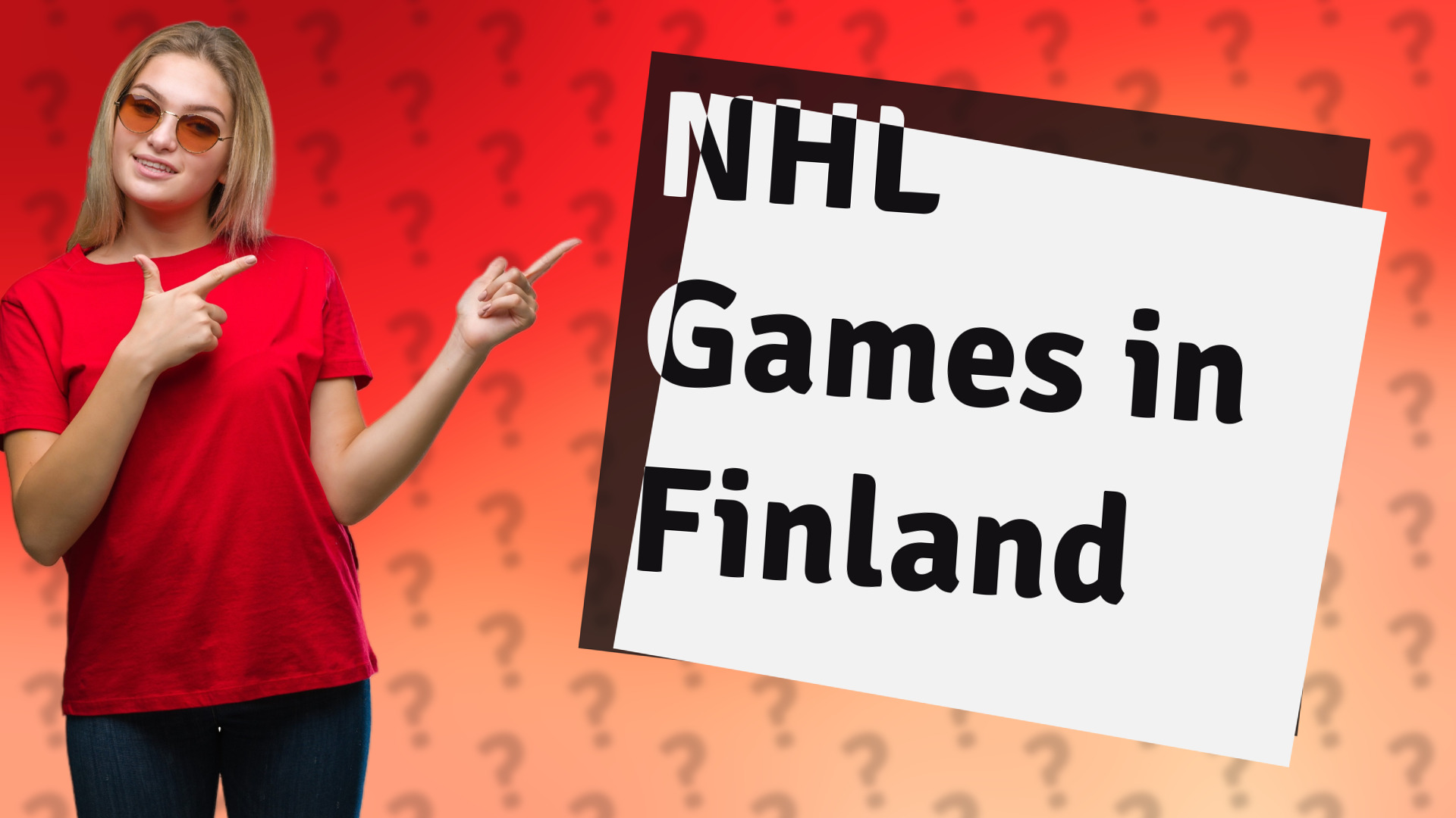 NHL Games in Finland