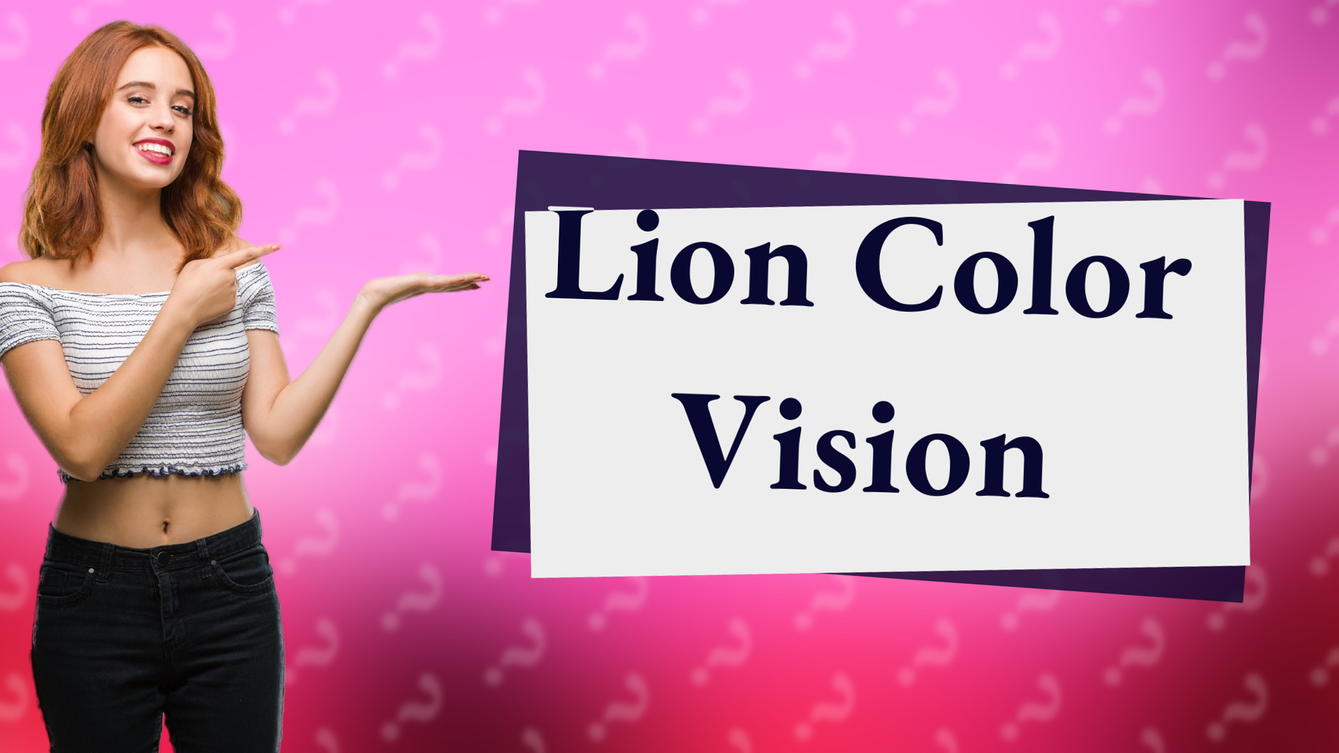 Lion Color Vision
