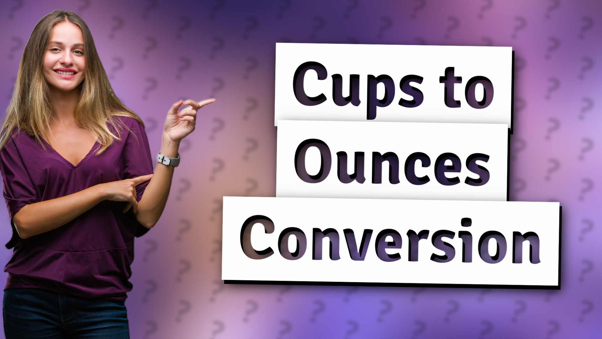 Cups to Ounces Conversion