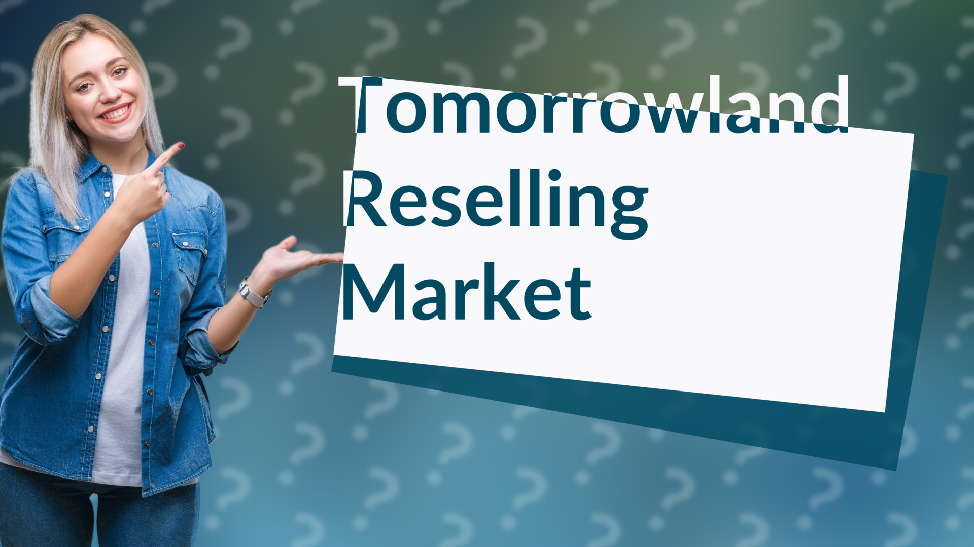 Tomorrowland Reselling Market