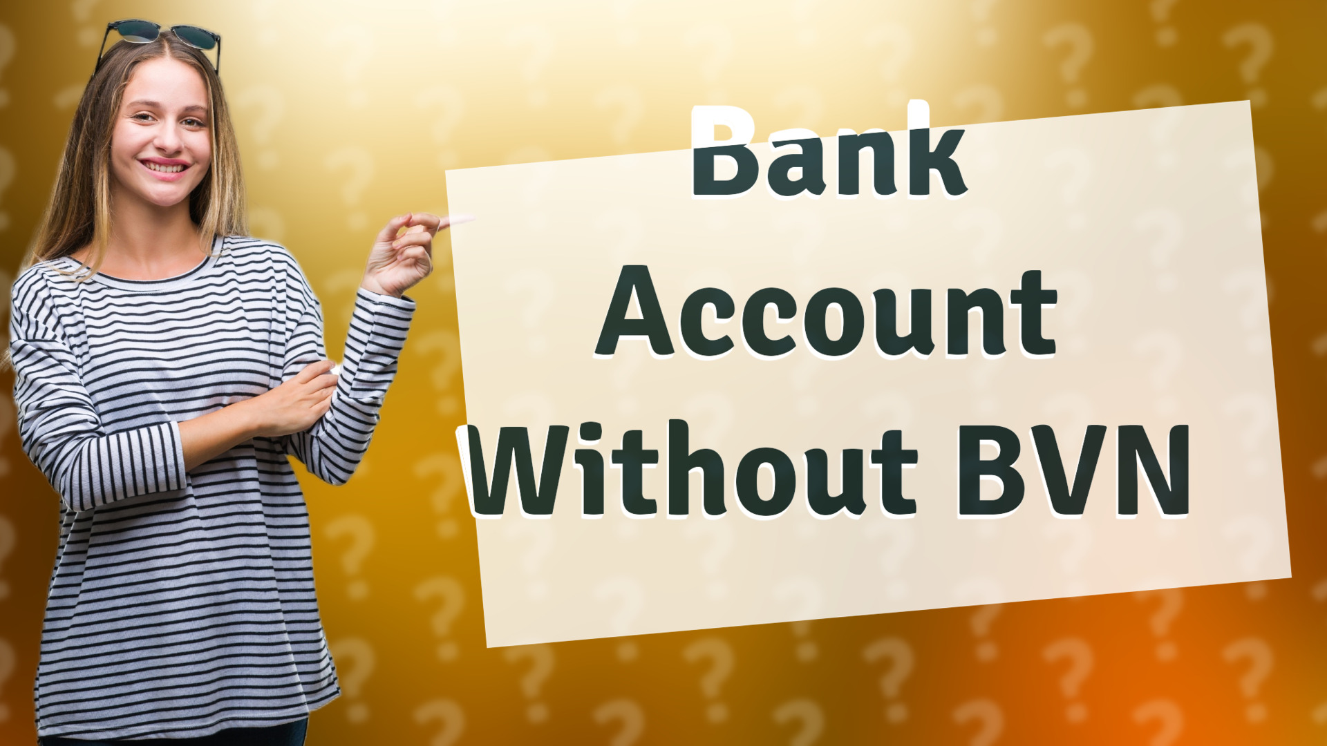 Bank Account Without BVN
