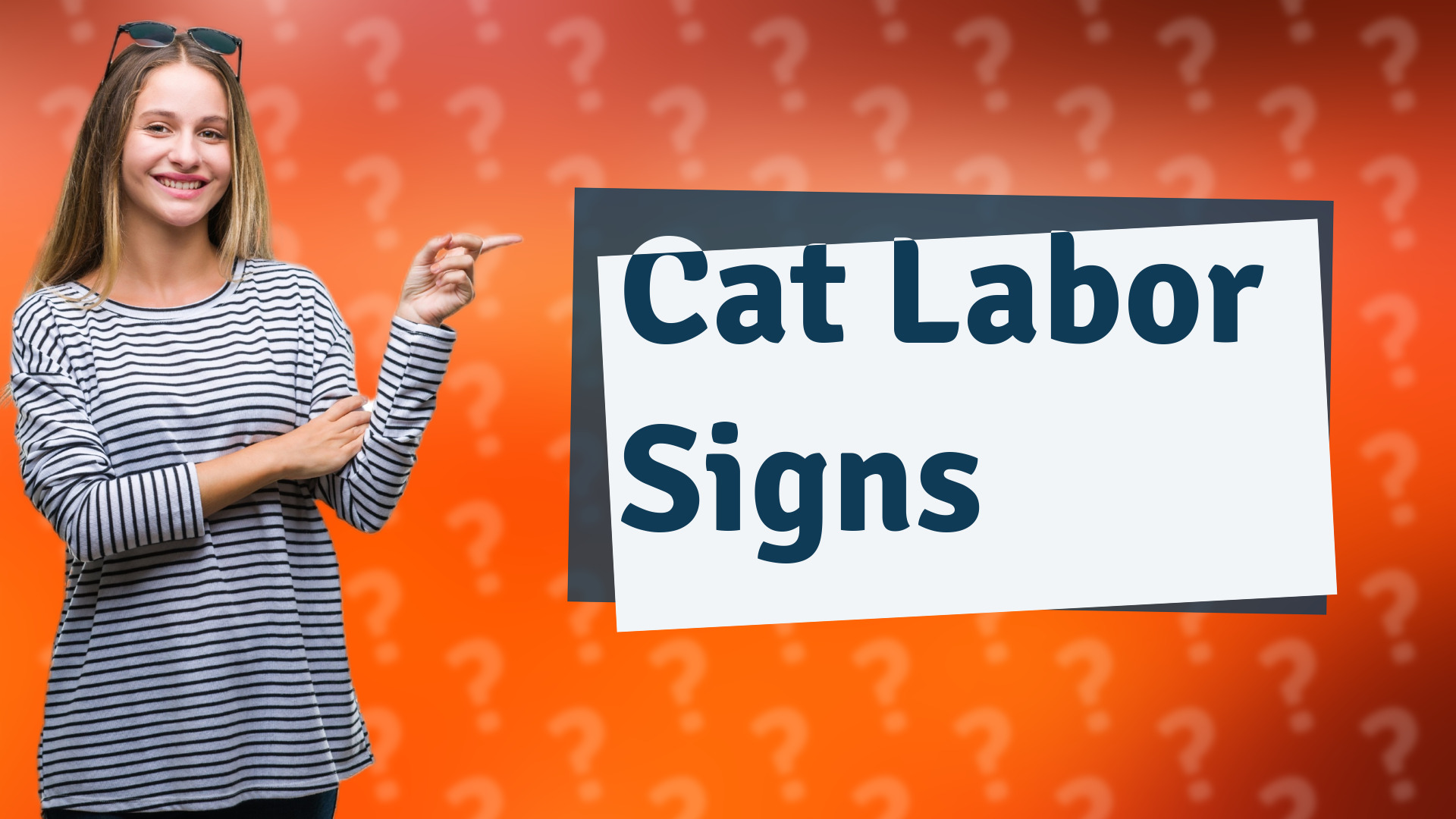 Cat Labor Signs