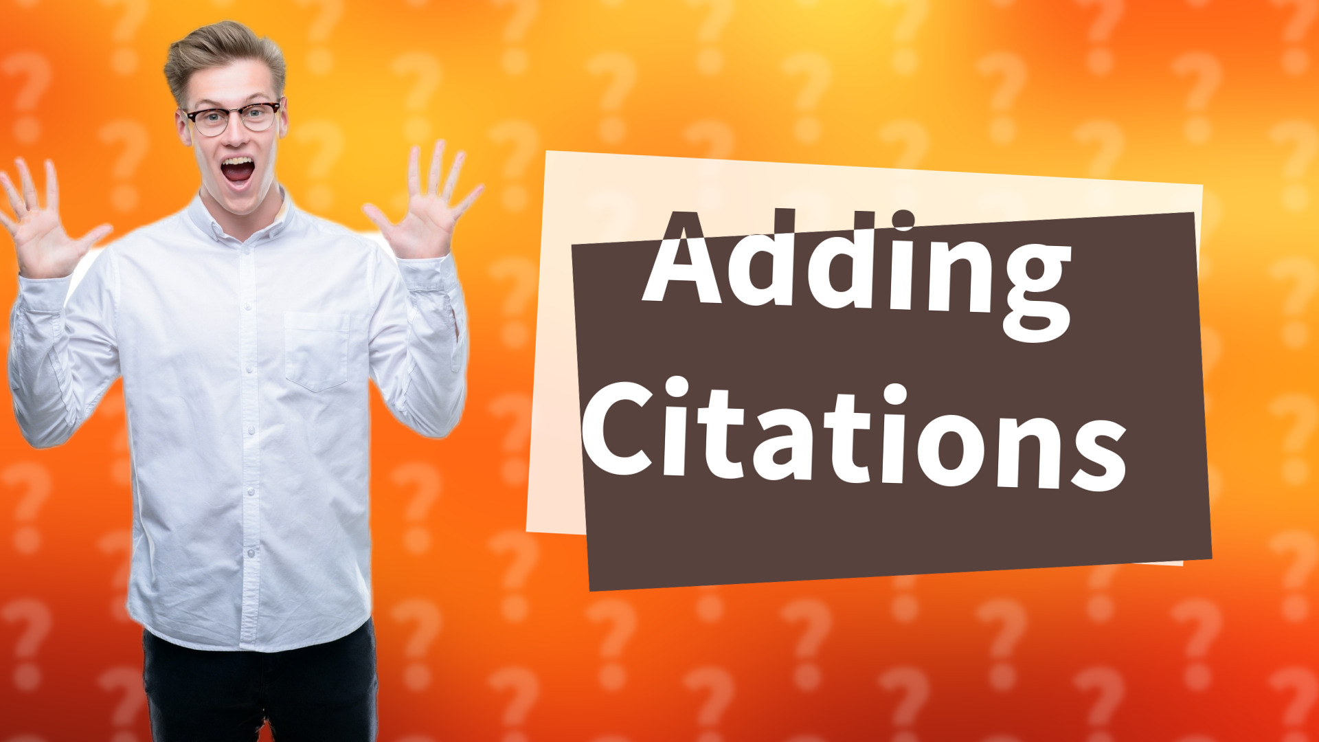 Adding Citations