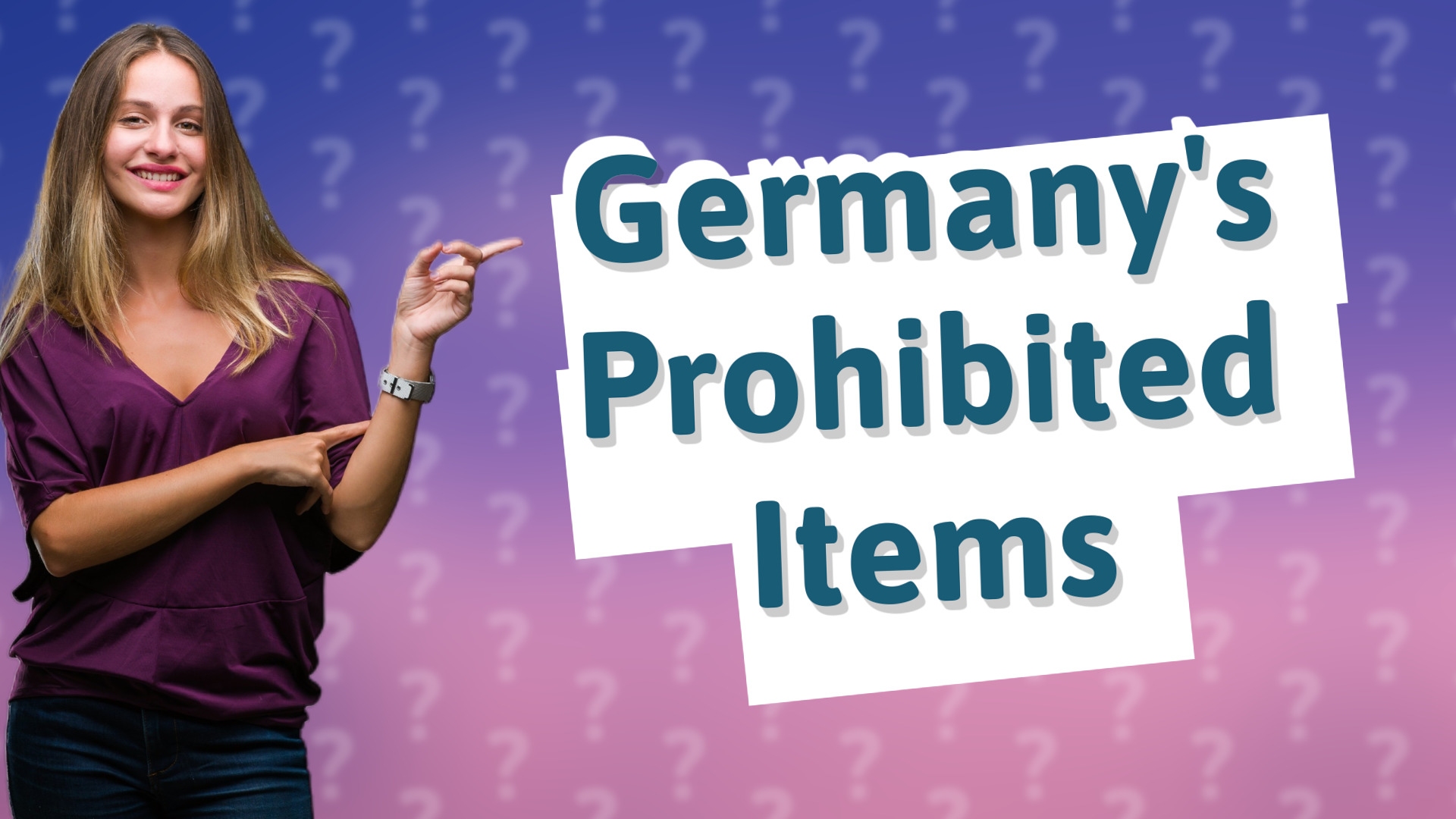 Germany's Prohibited Items