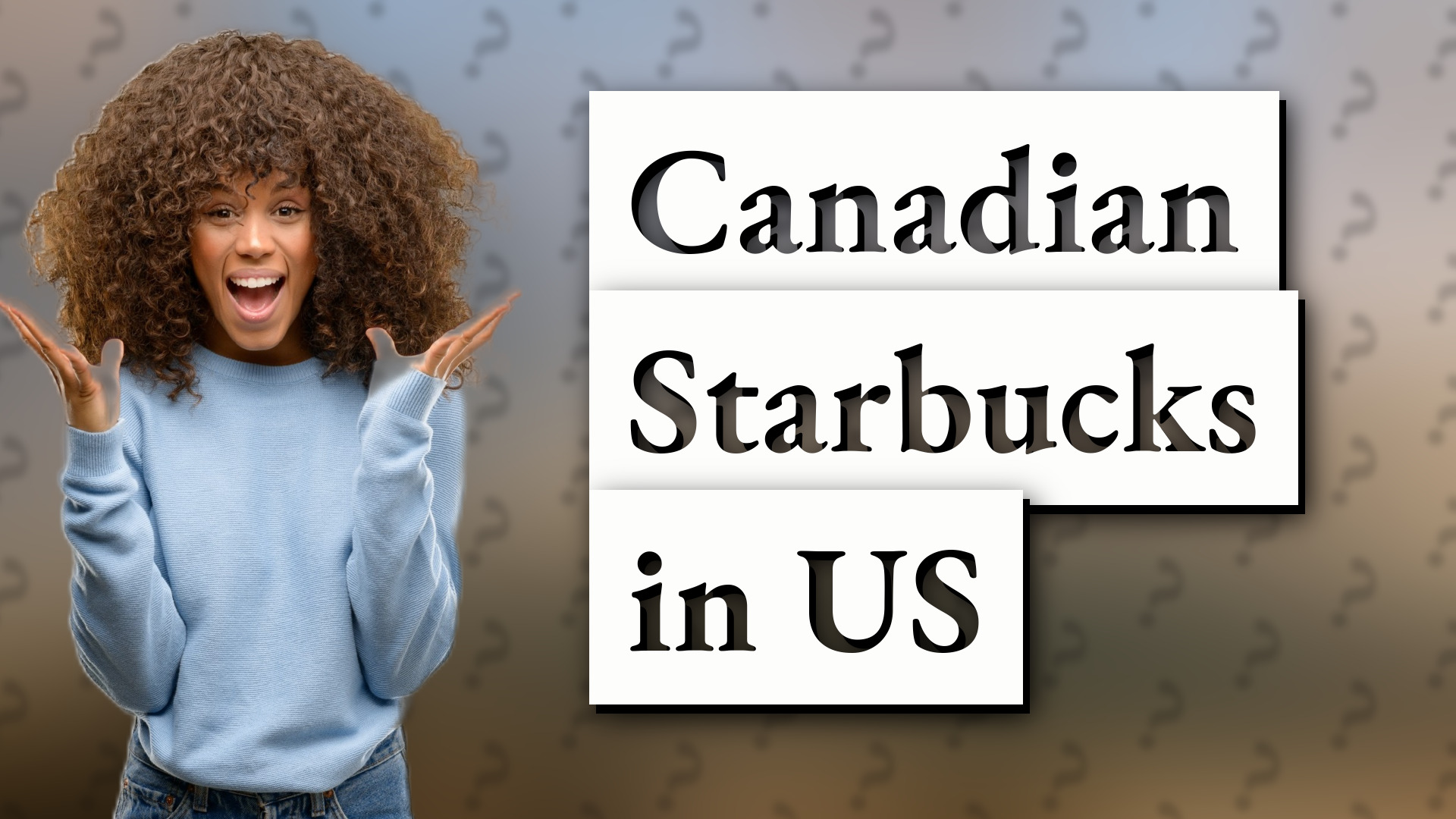 Canadian Starbucks in US