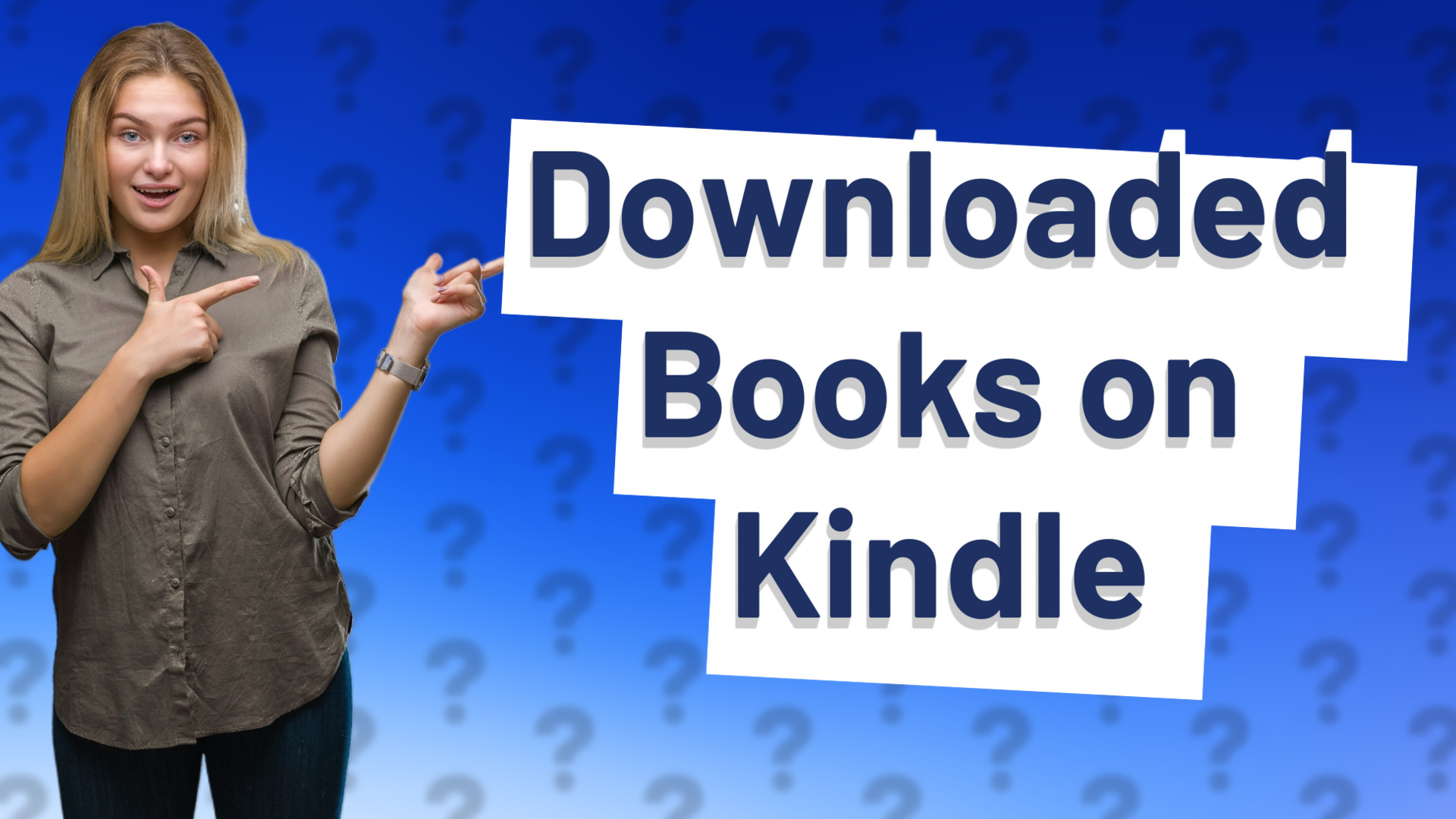 Downloaded Books on Kindle