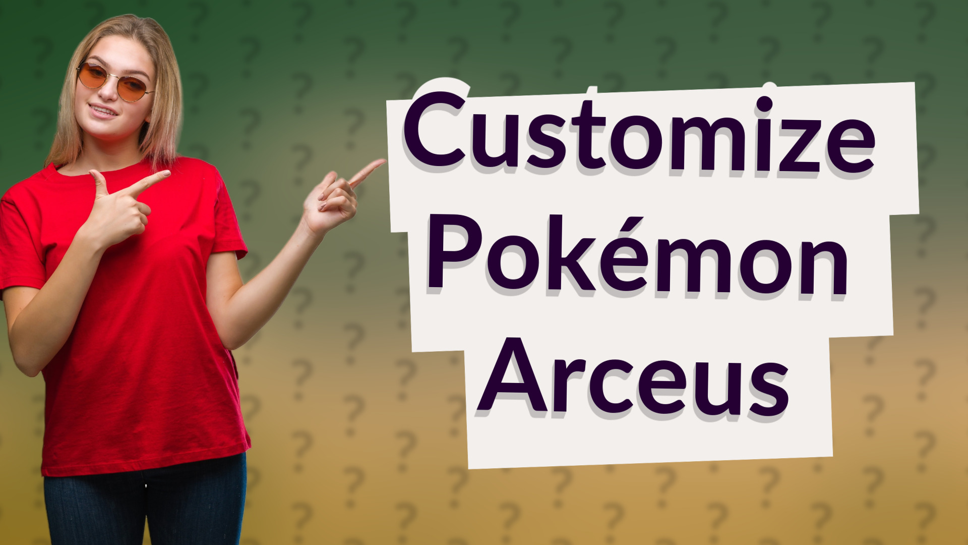 Customize Pokémon Arceus