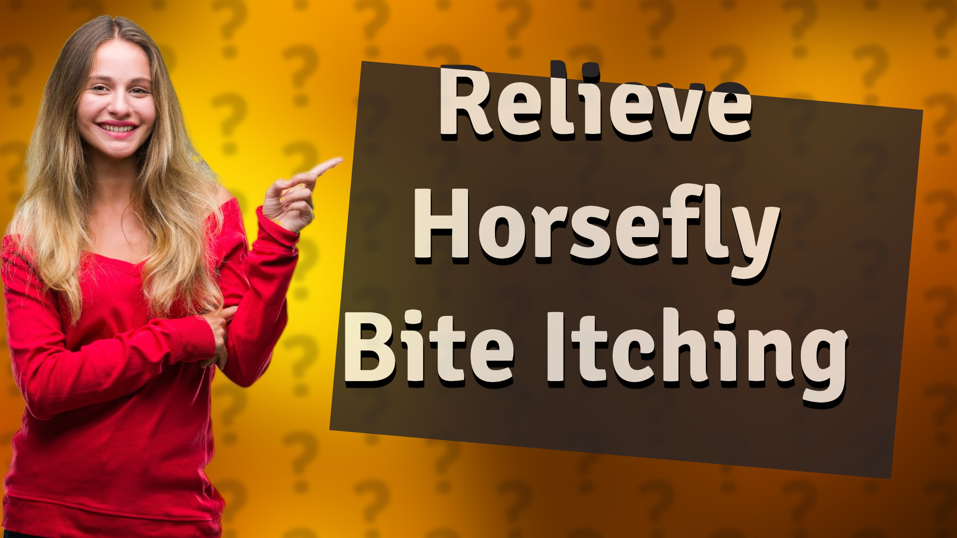 Relieve Horsefly Bite Itching