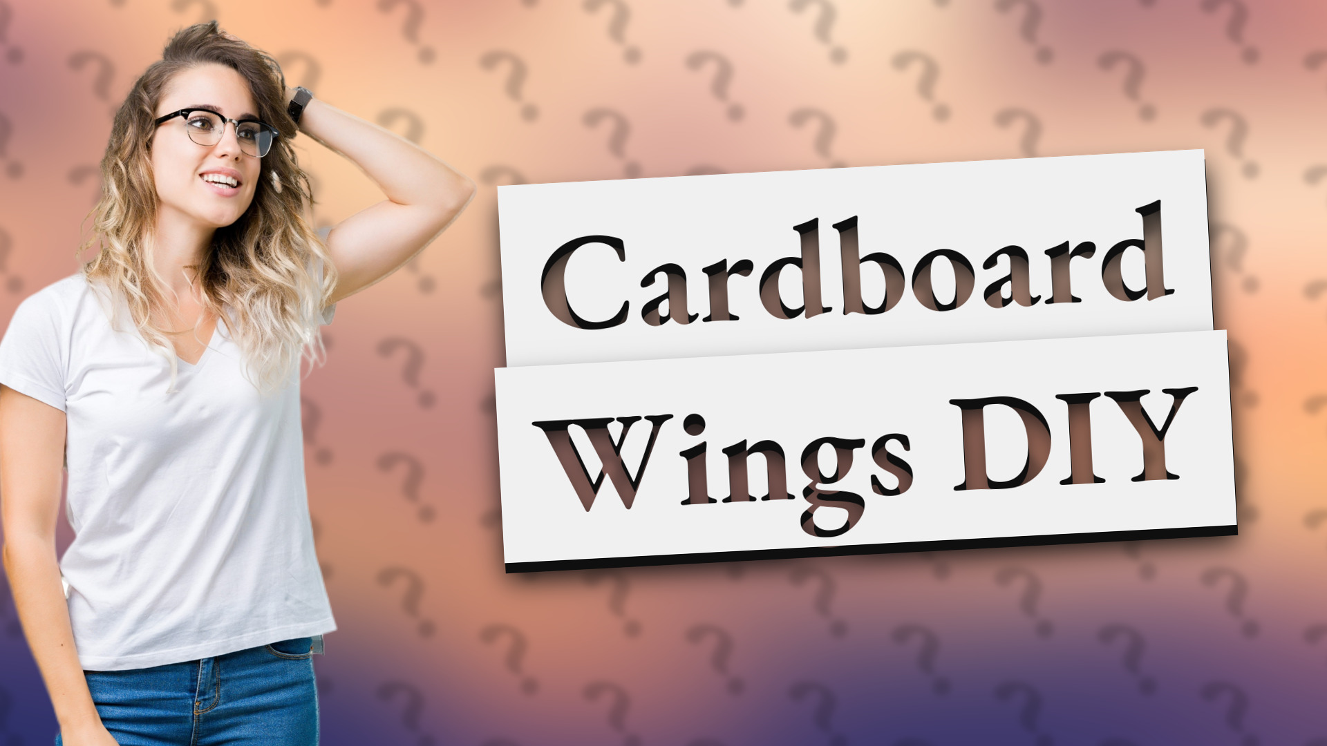 Cardboard Wings DIY