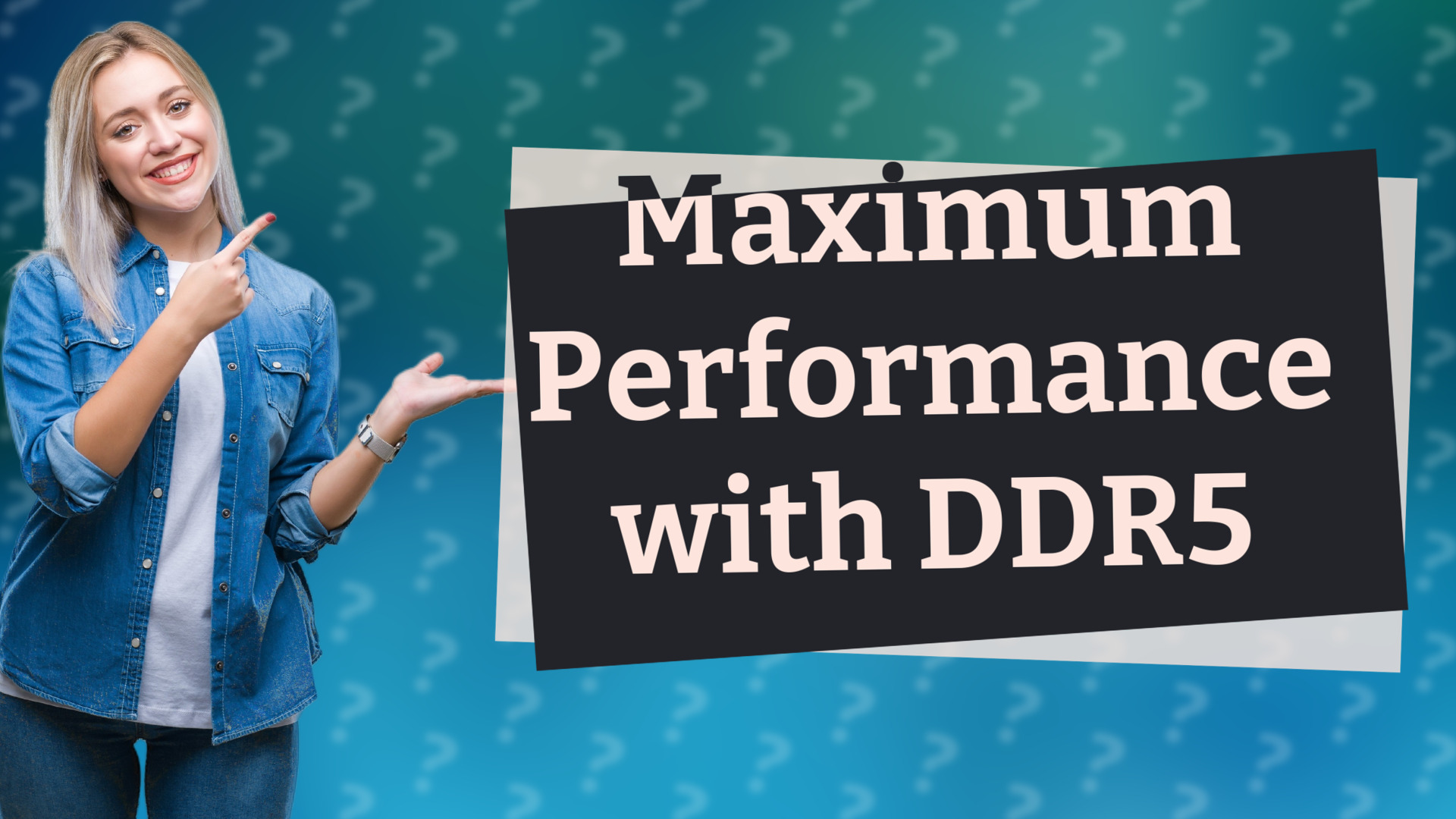 Maximum Performance with DDR5