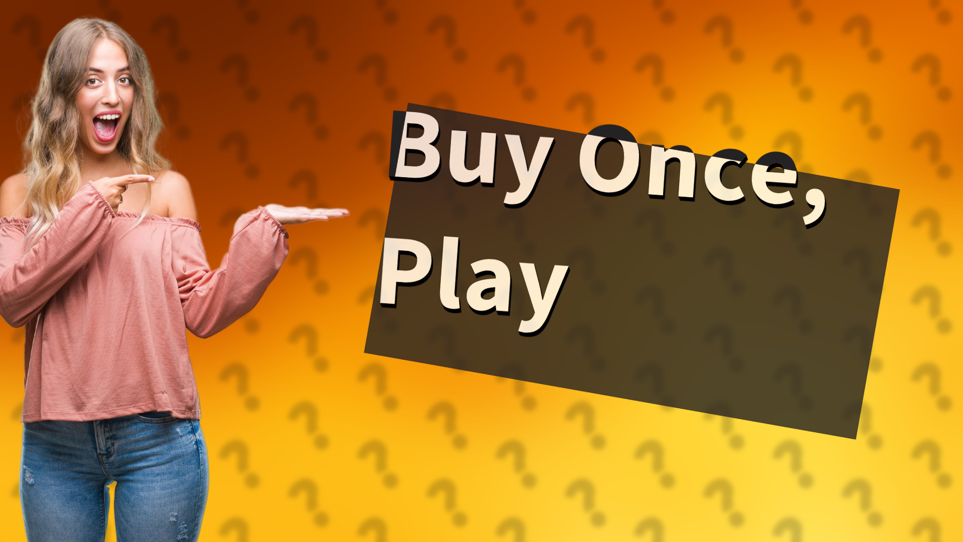 Buy Once, Play