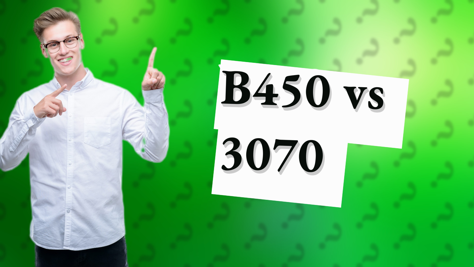 B450 vs 3070