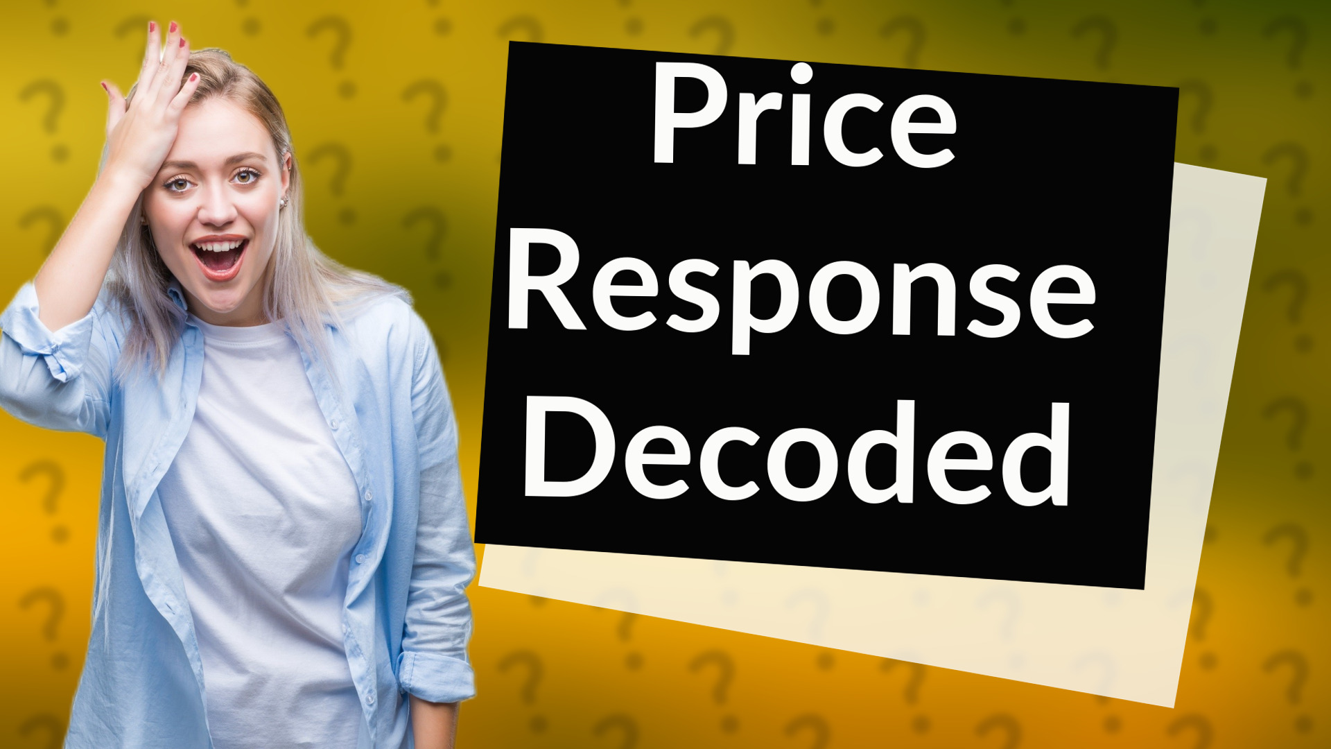 Price Response Decoded