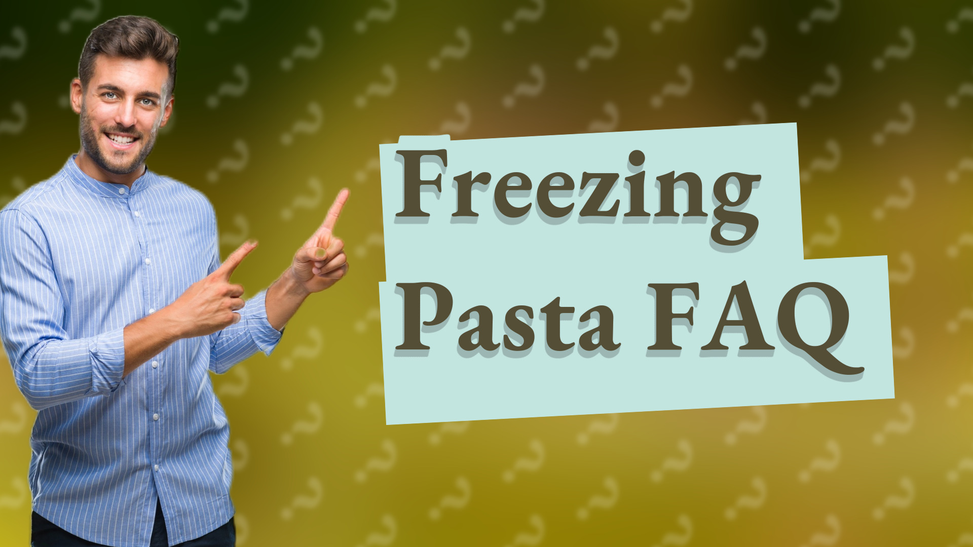 Freezing Pasta FAQ