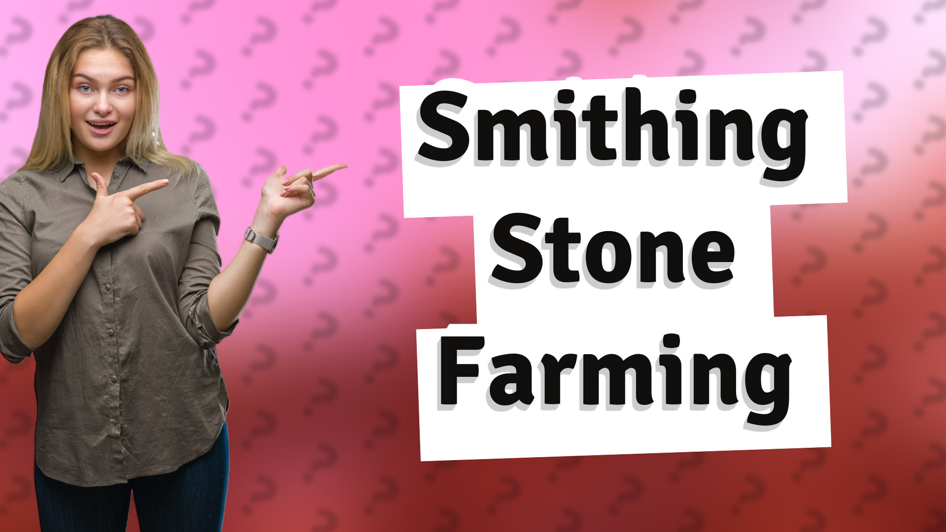 Smithing Stone Farming