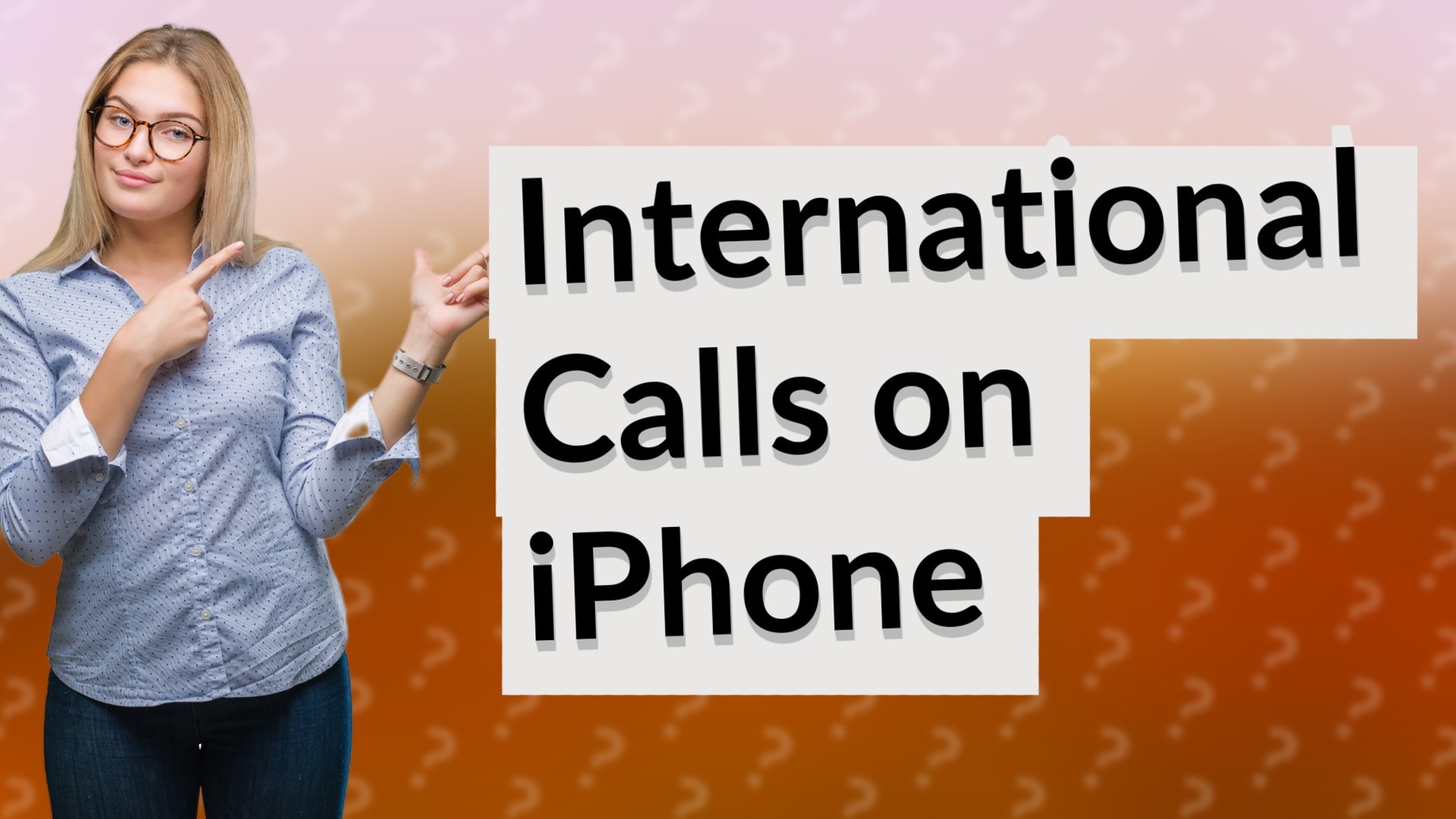 International Calls on iPhone