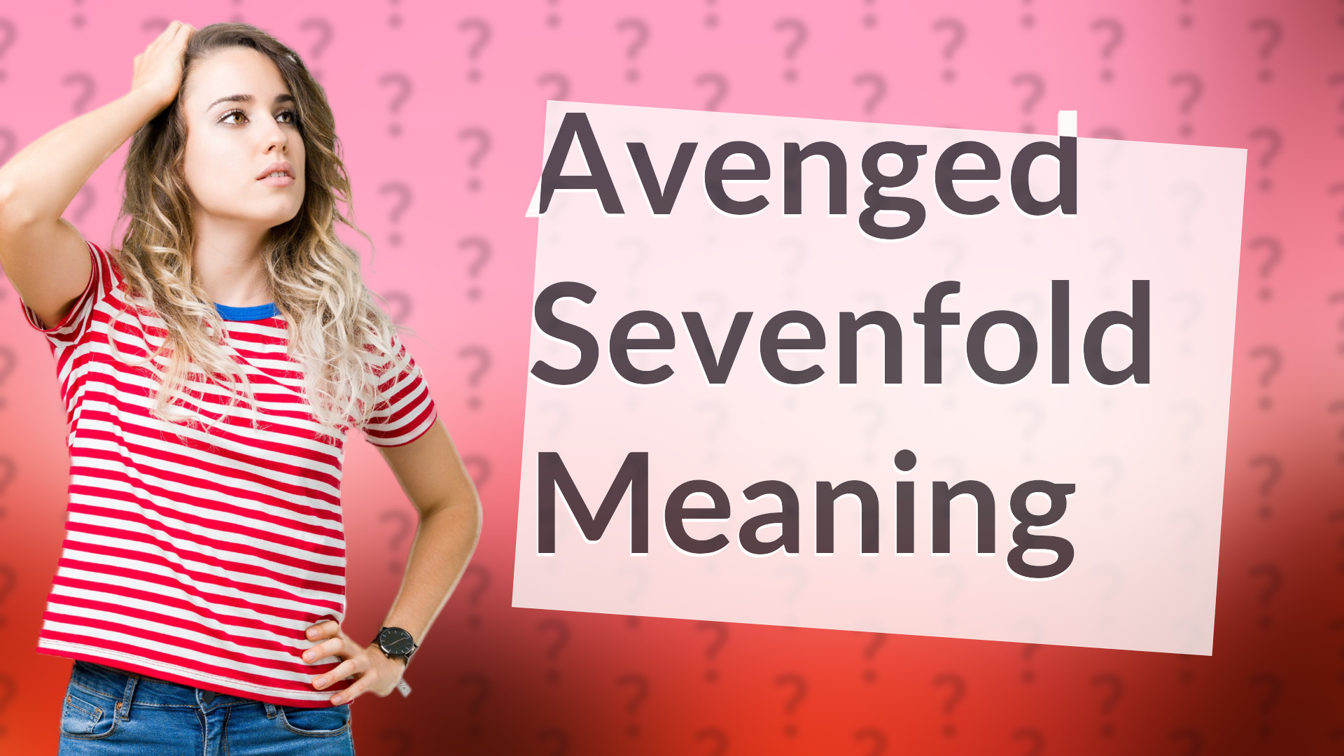 Avenged Sevenfold Meaning